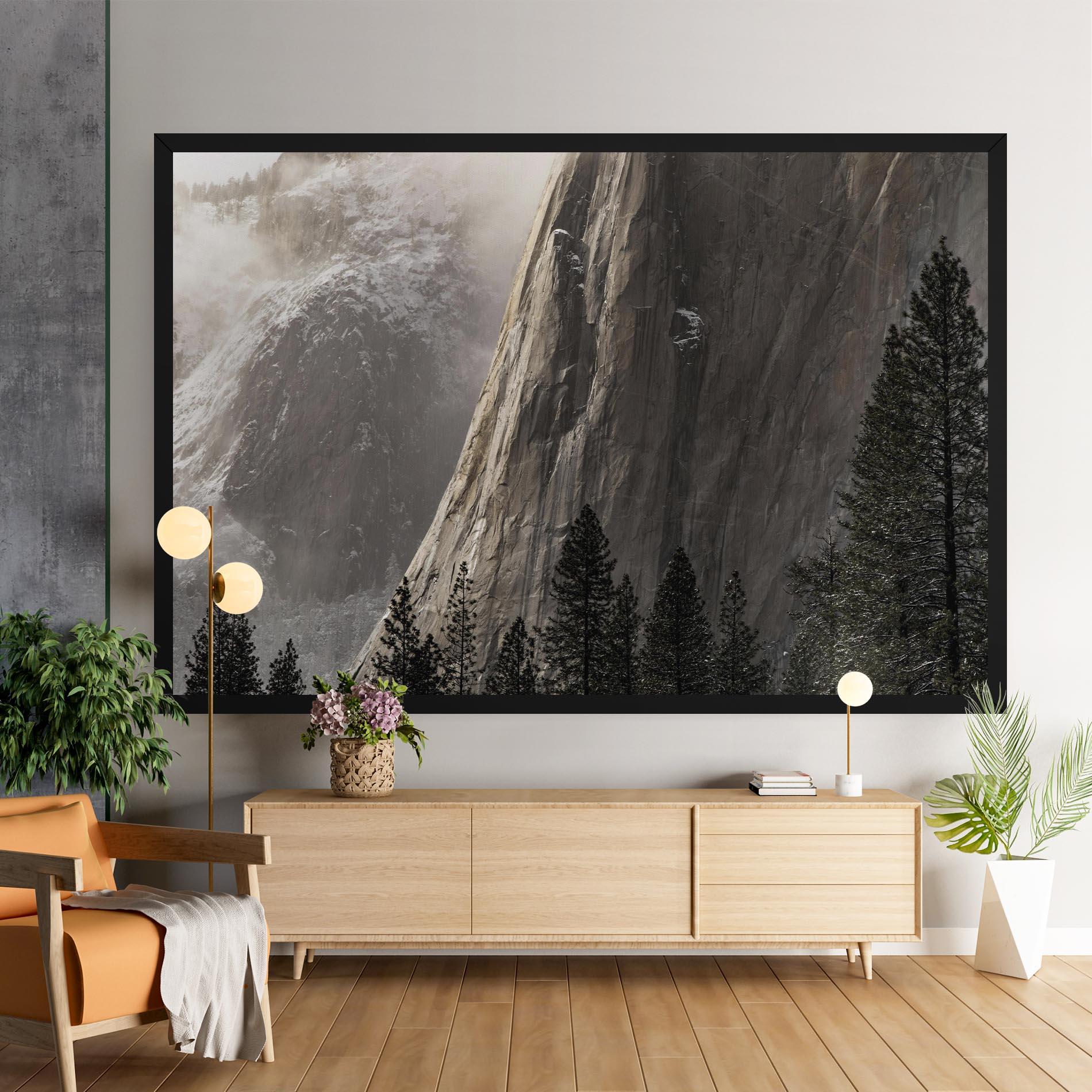 Leinwandbild Green Tree Mountain mockup 9