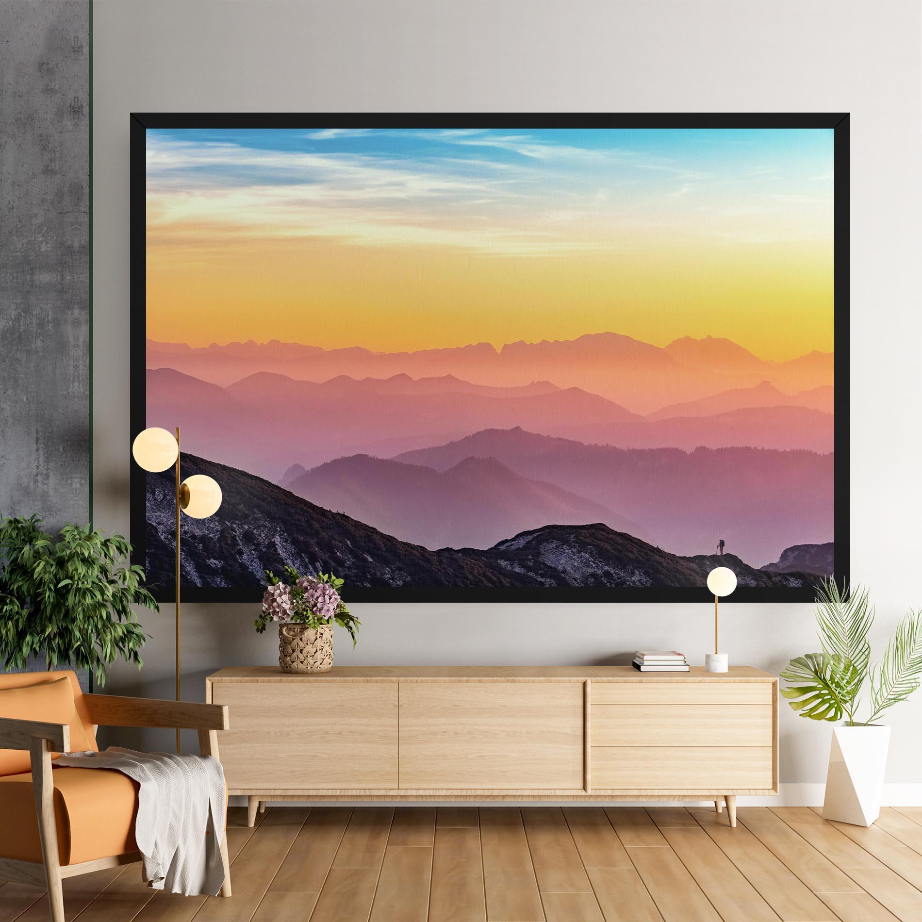 Leinwandbild Pink Mist mockup 9