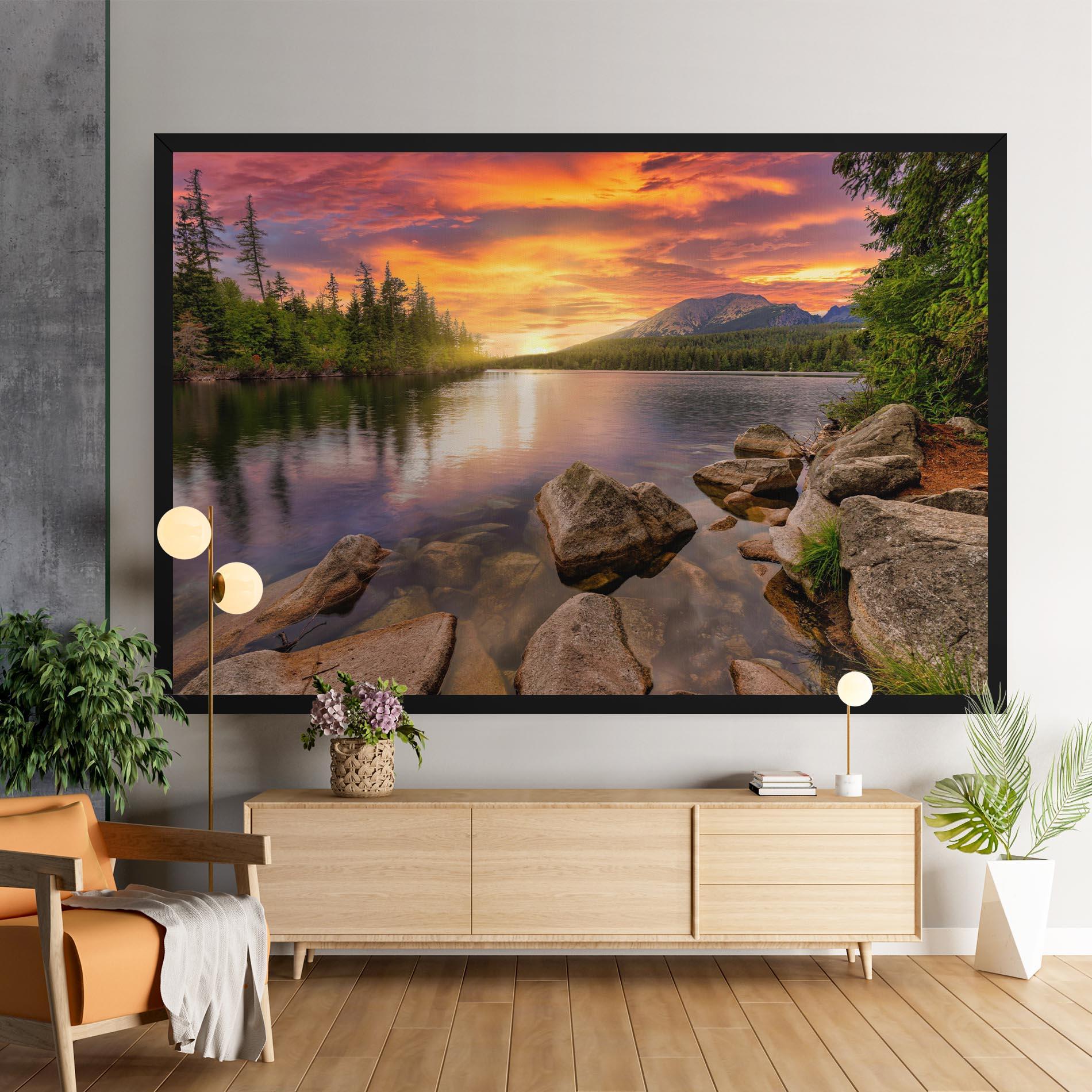 Leinwandbild Tatra View mockup 9