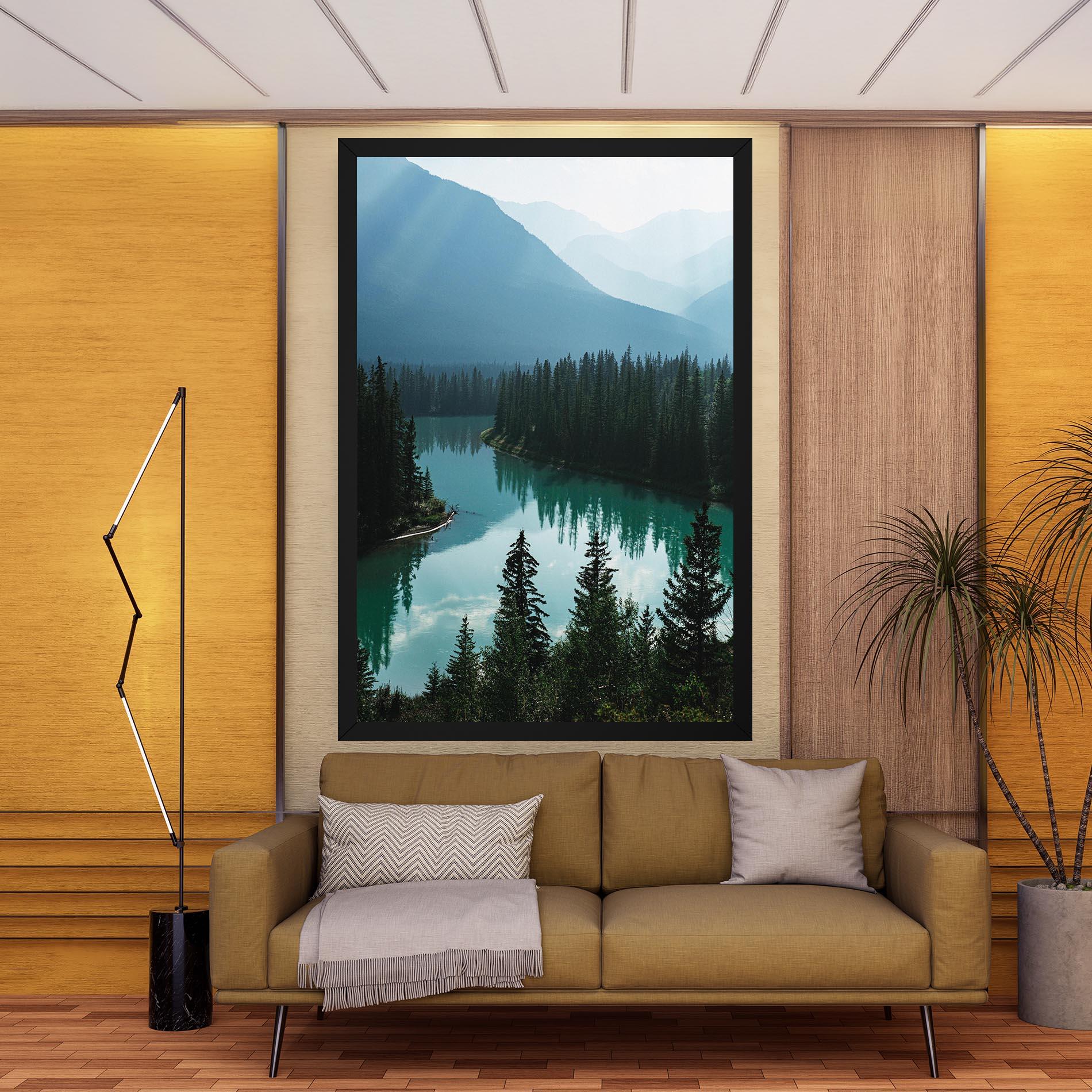 Leinwandbild Crystal Lake mockup 9