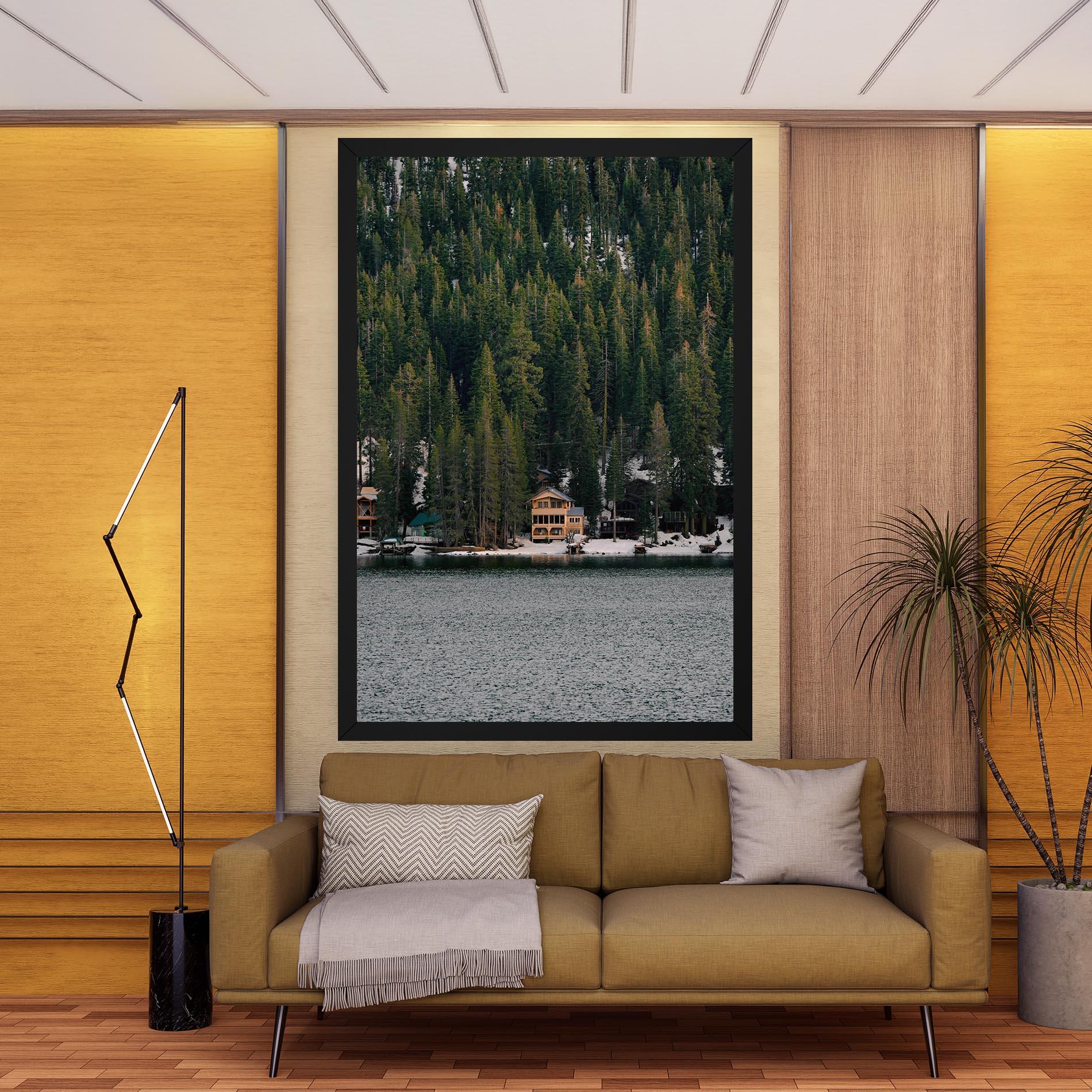 Leinwandbild Peacefull Place mockup 9