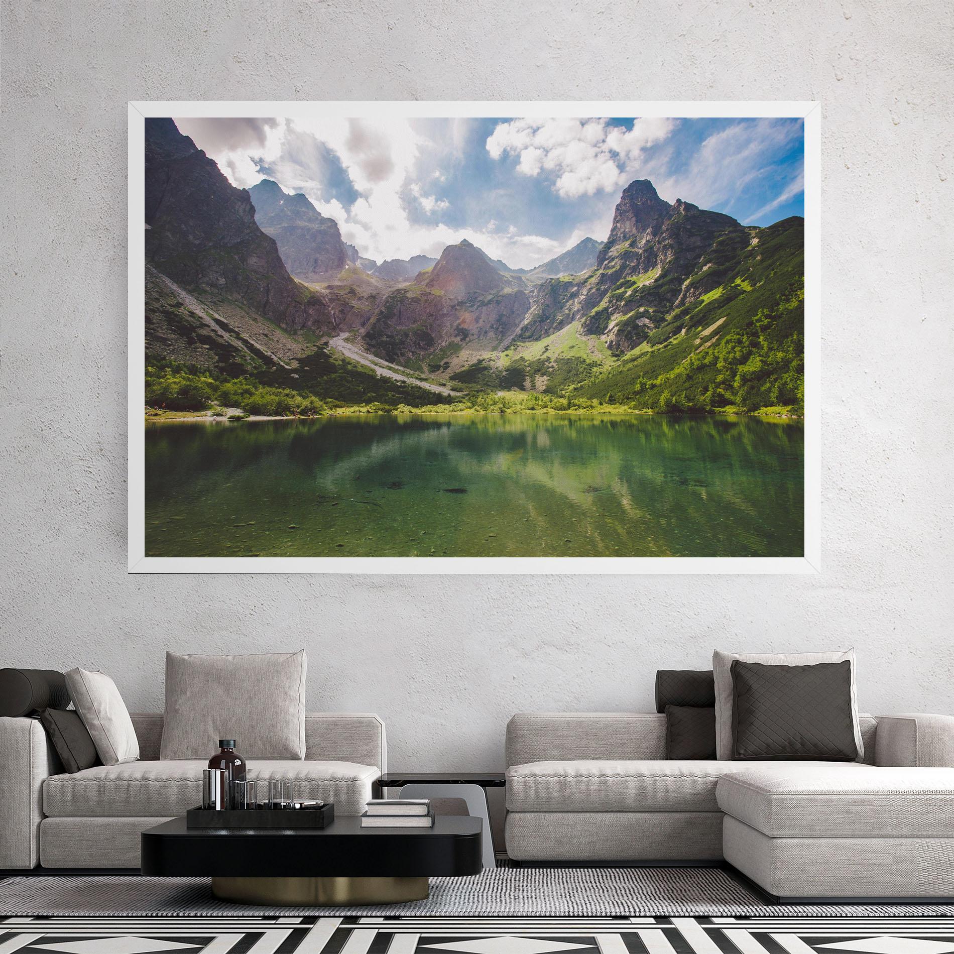 Leinwandbild Green Mountain mockup 2