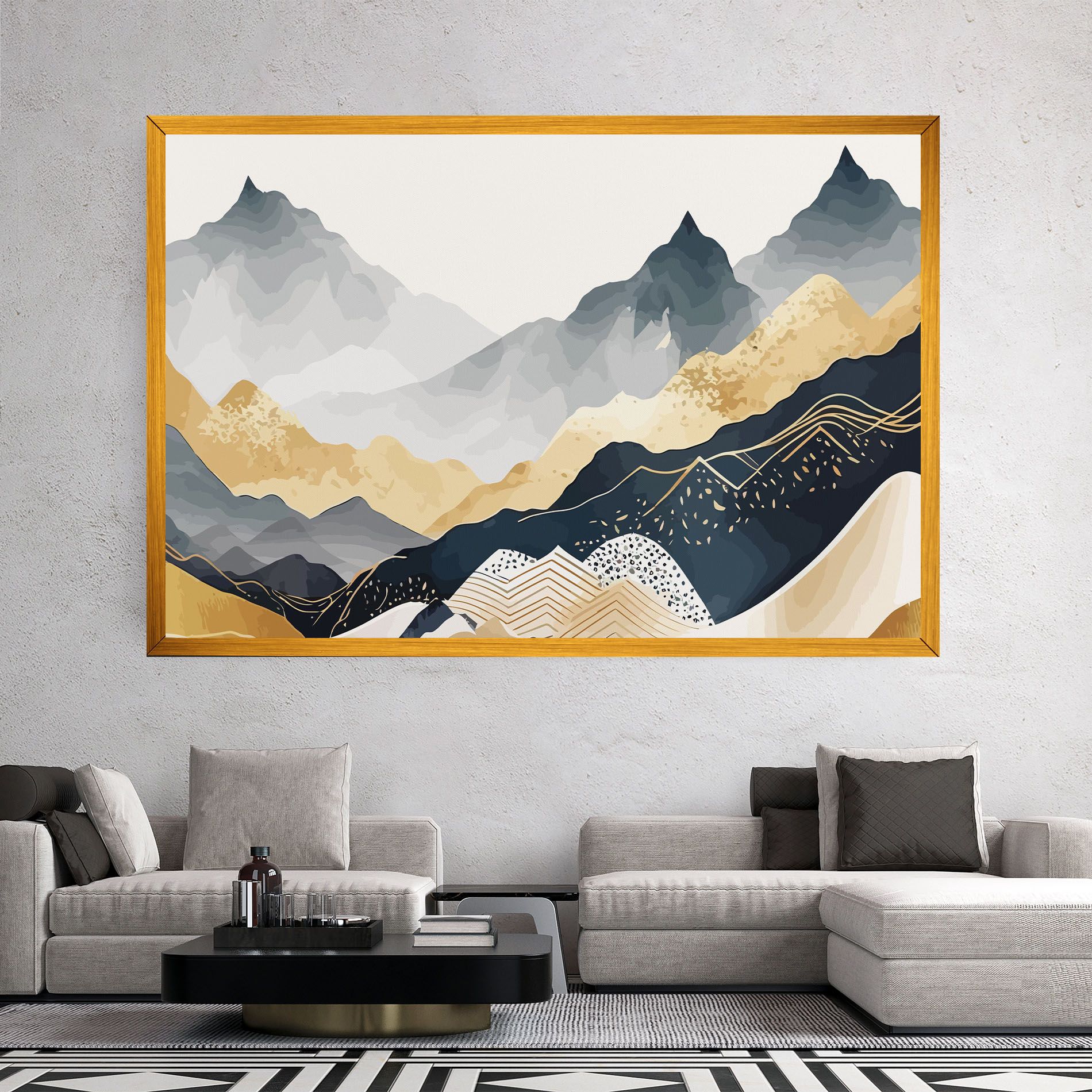 Blue Gold Mountain mockup 2