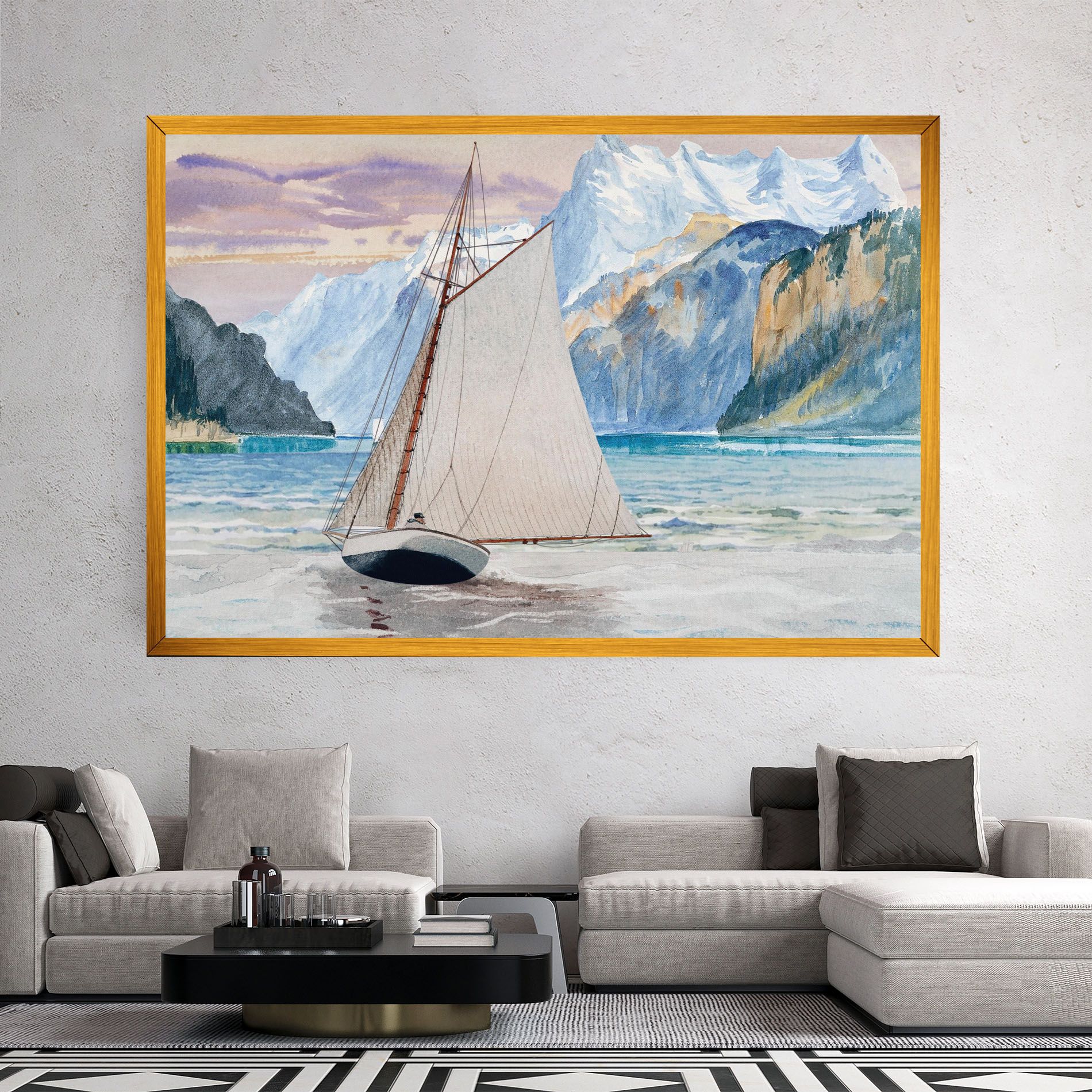 Boat Mountain View mockup 2