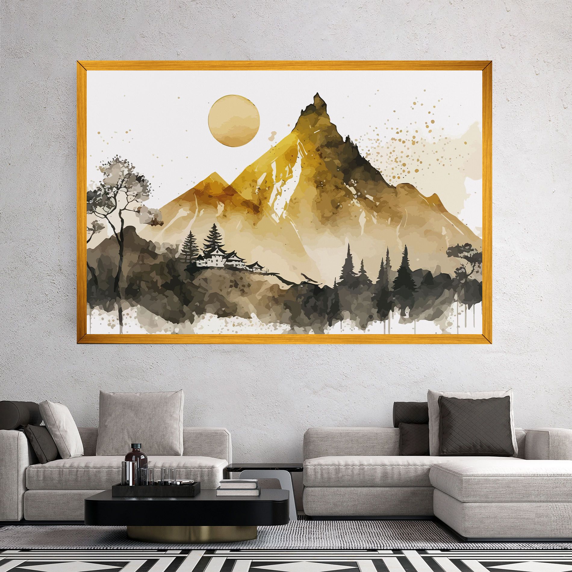 Gold Mountain Art mockup 2