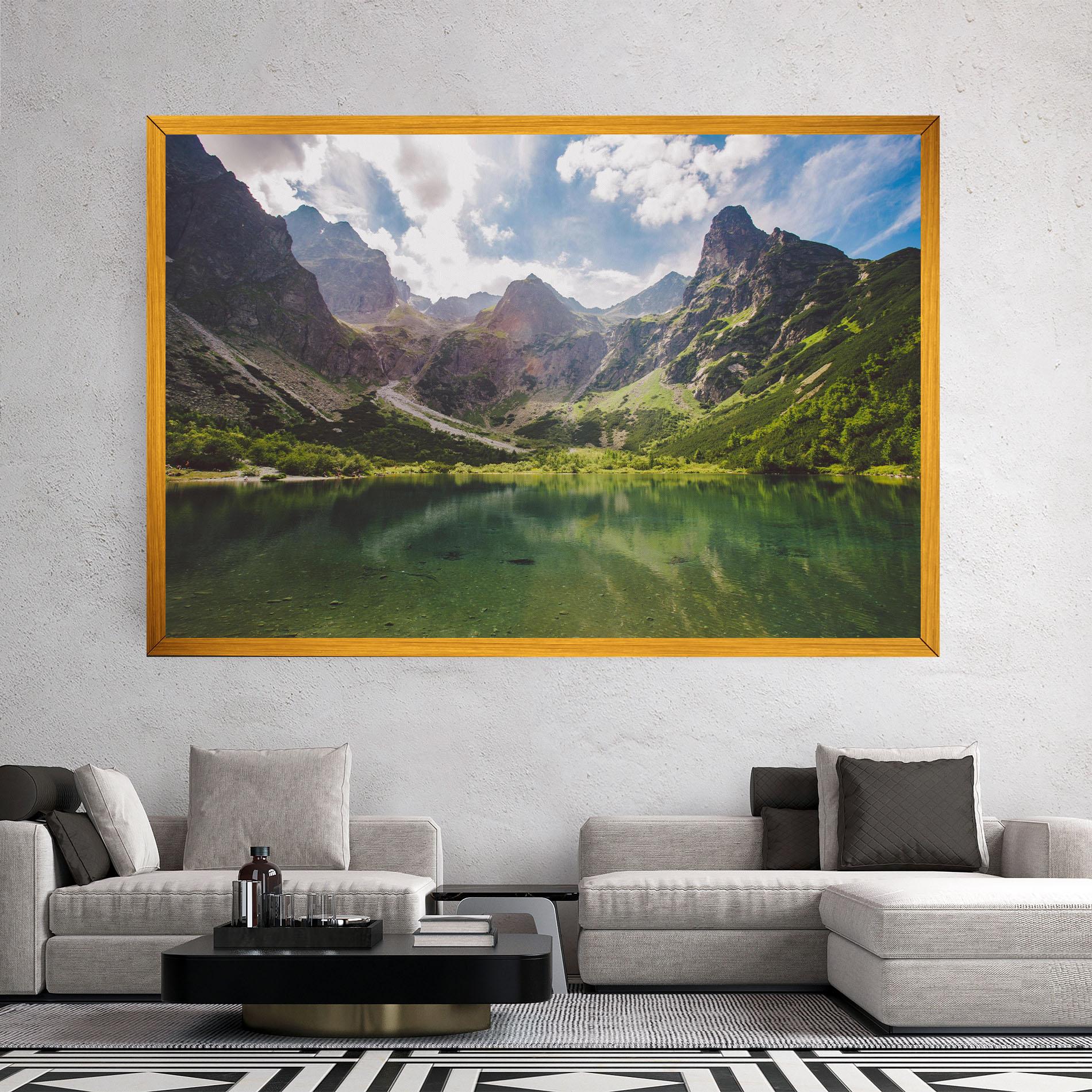 Leinwandbild Green Mountain mockup 2