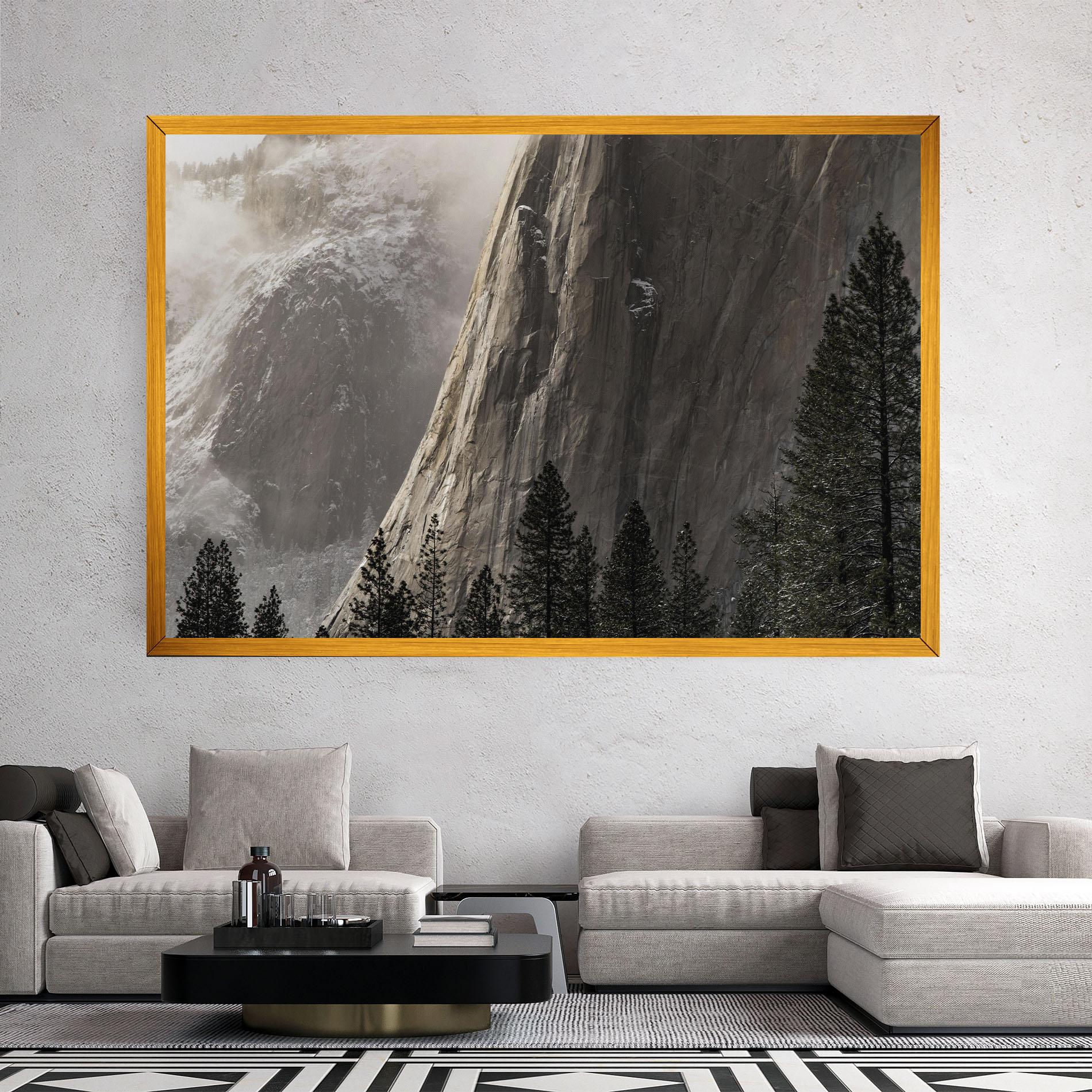 Leinwandbild Green Tree Mountain mockup 2