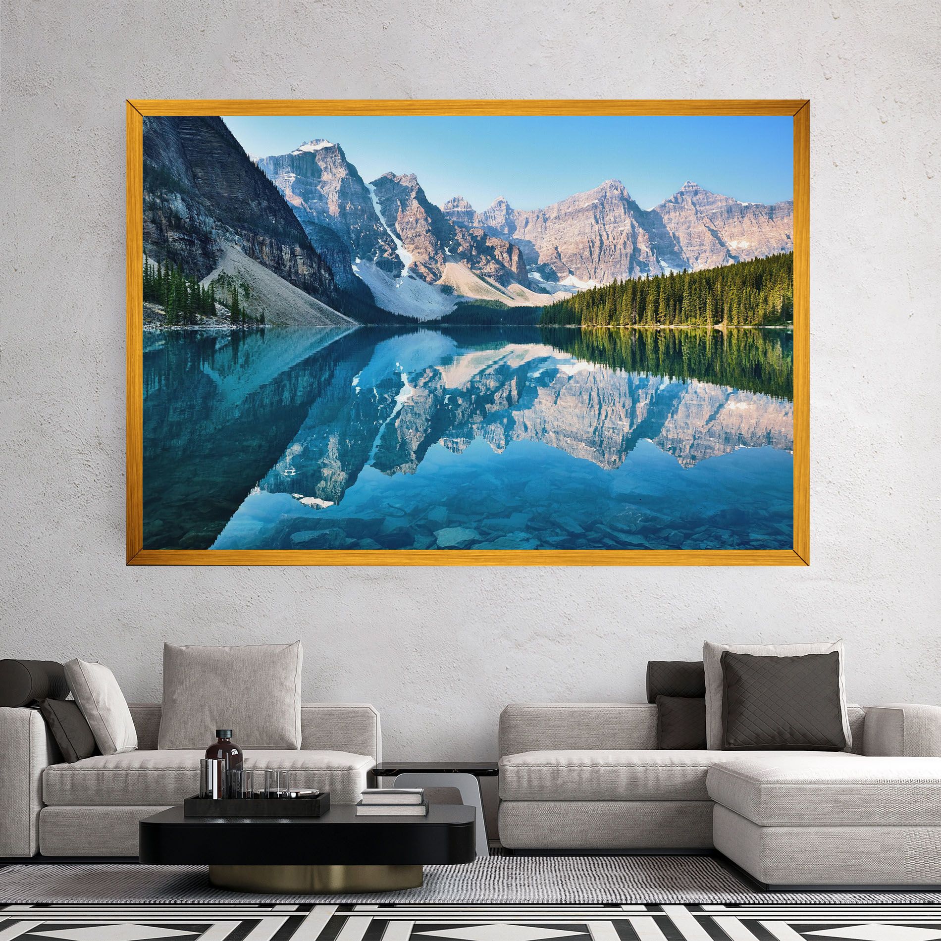 Mountain Crystal Lake mockup 2