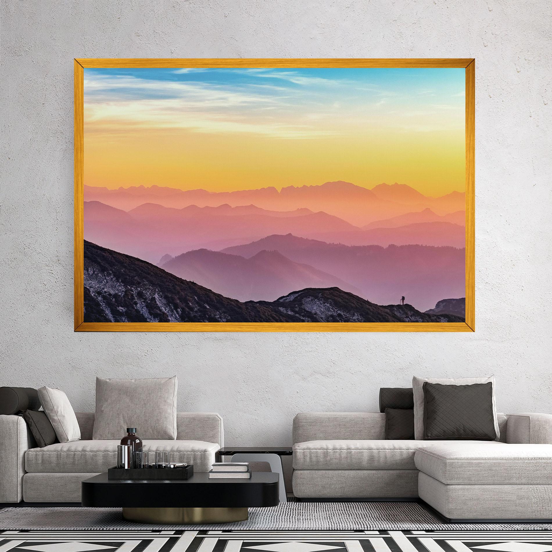 Leinwandbild Pink Mist mockup 2