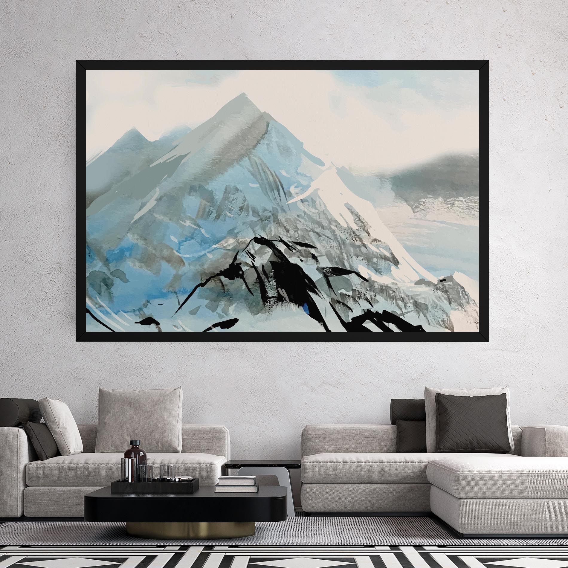 Blue Black Mountain mockup 2