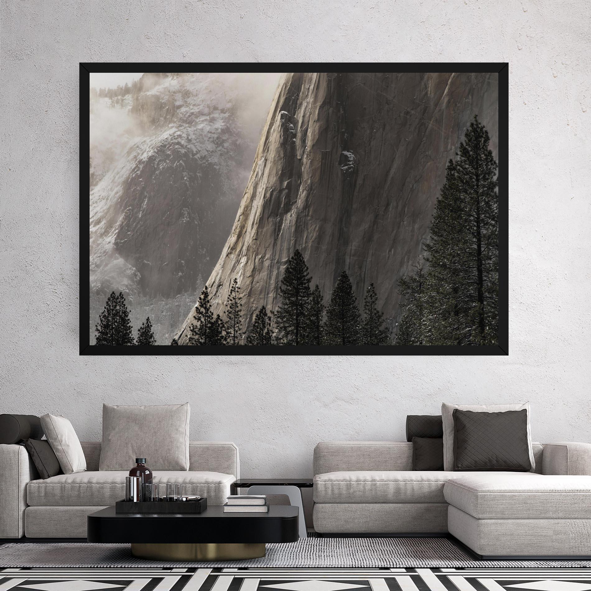 Leinwandbild Green Tree Mountain mockup 2