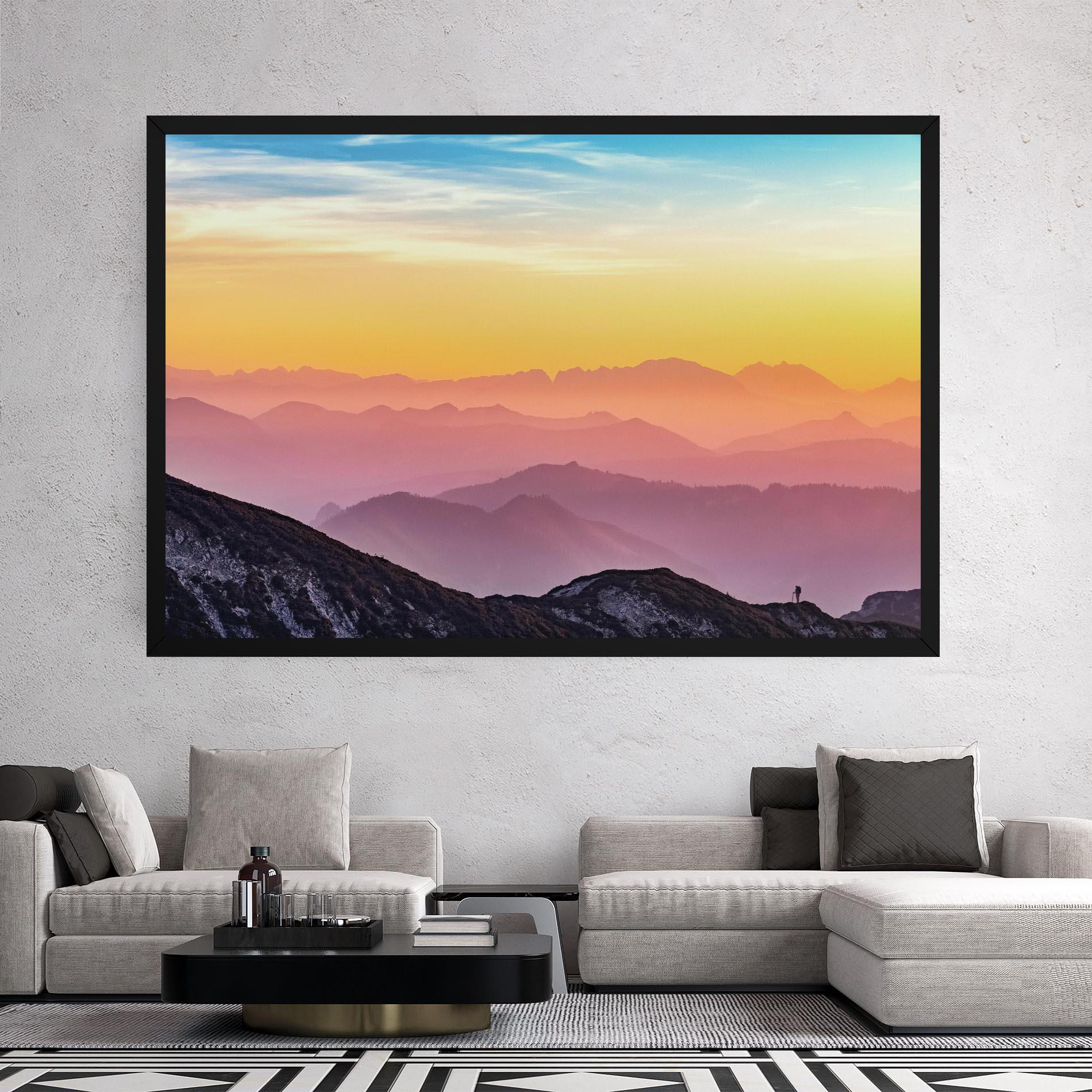 Leinwandbild Pink Mist mockup 2