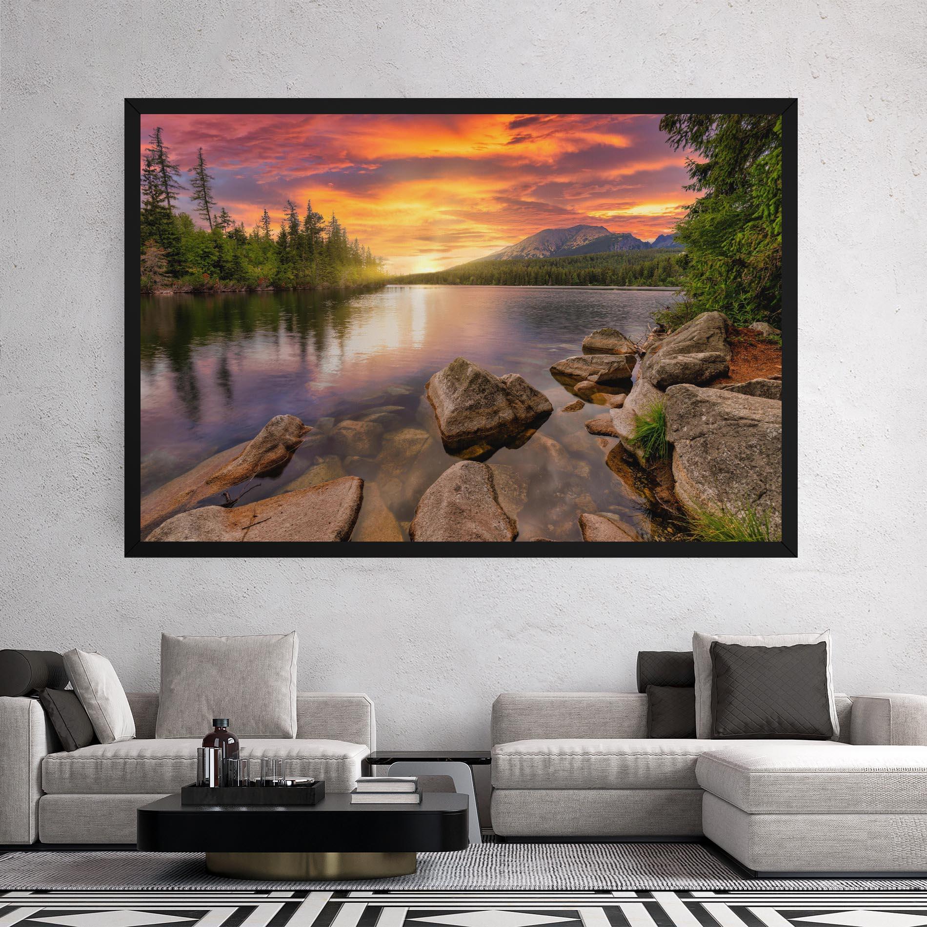 Leinwandbild Tatra View mockup 2