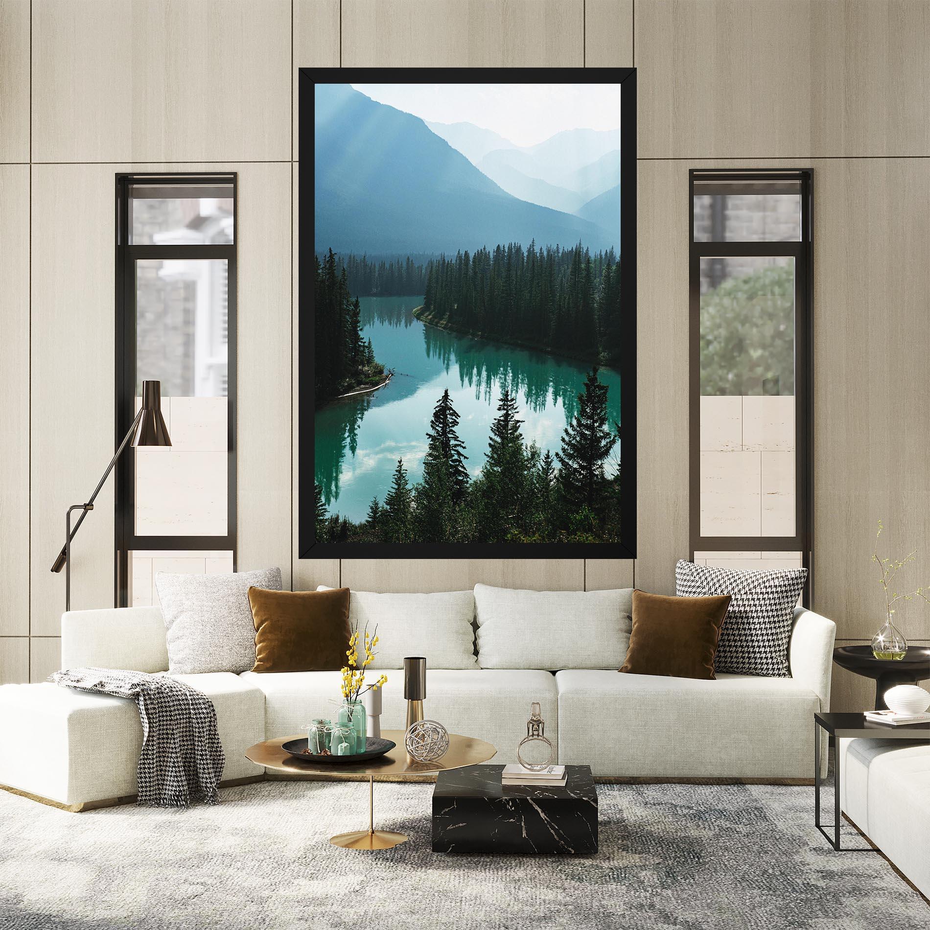 Leinwandbild Crystal Lake mockup 2