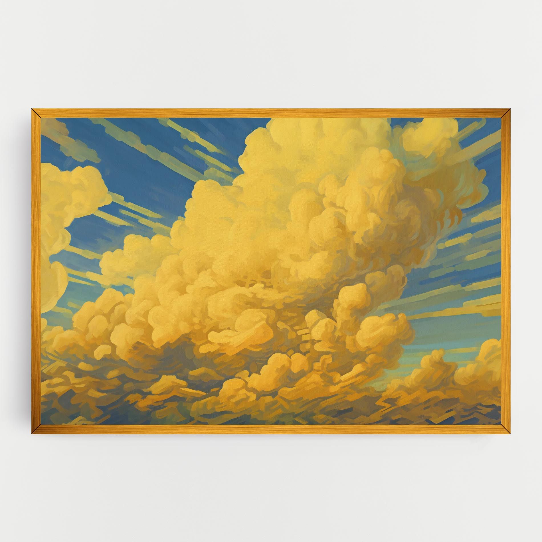 Big Yellow Cloud Art mockup 0