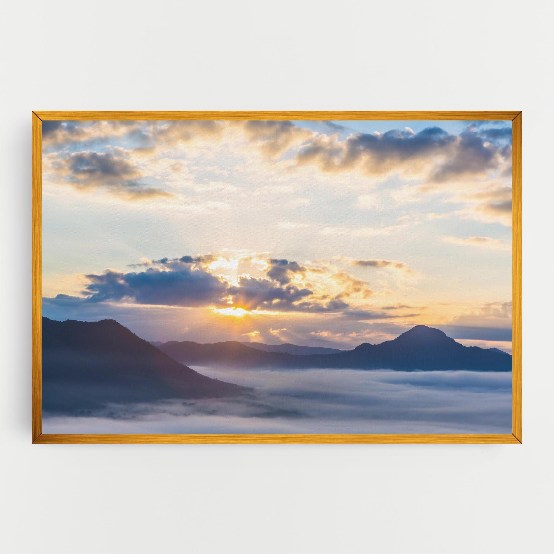 Leinwandbild Fantastic Clouds mockup 0