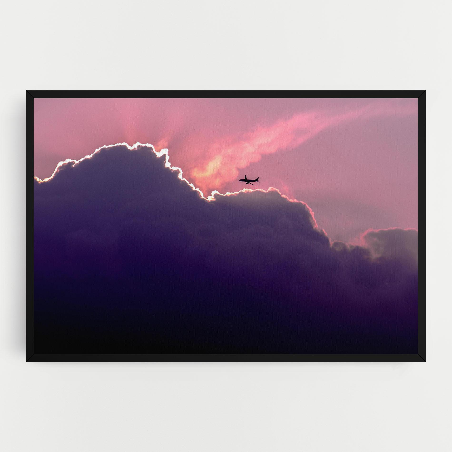 Leinwandbild Big Purple Cloud mockup 0