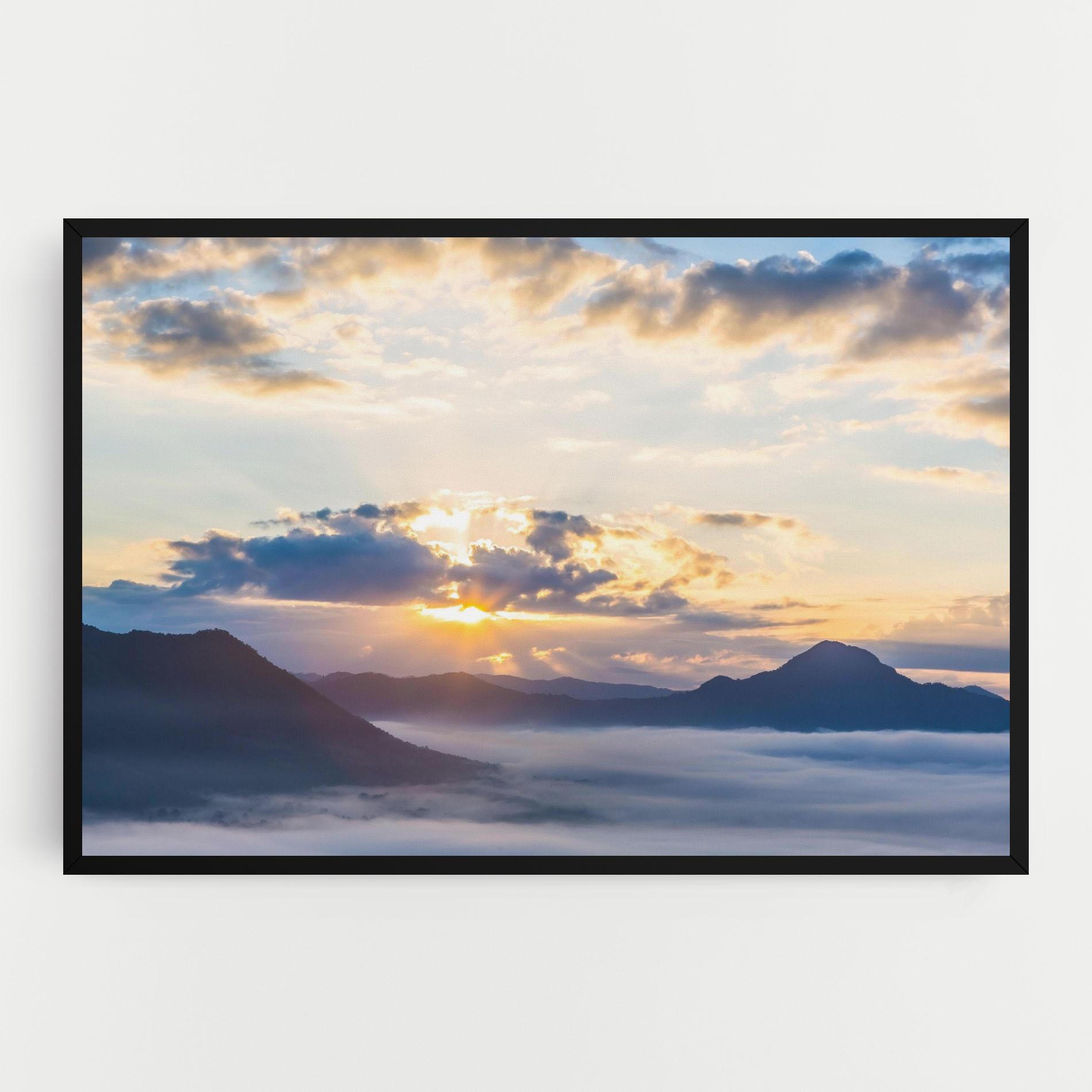 Leinwandbild Fantastic Clouds mockup 0