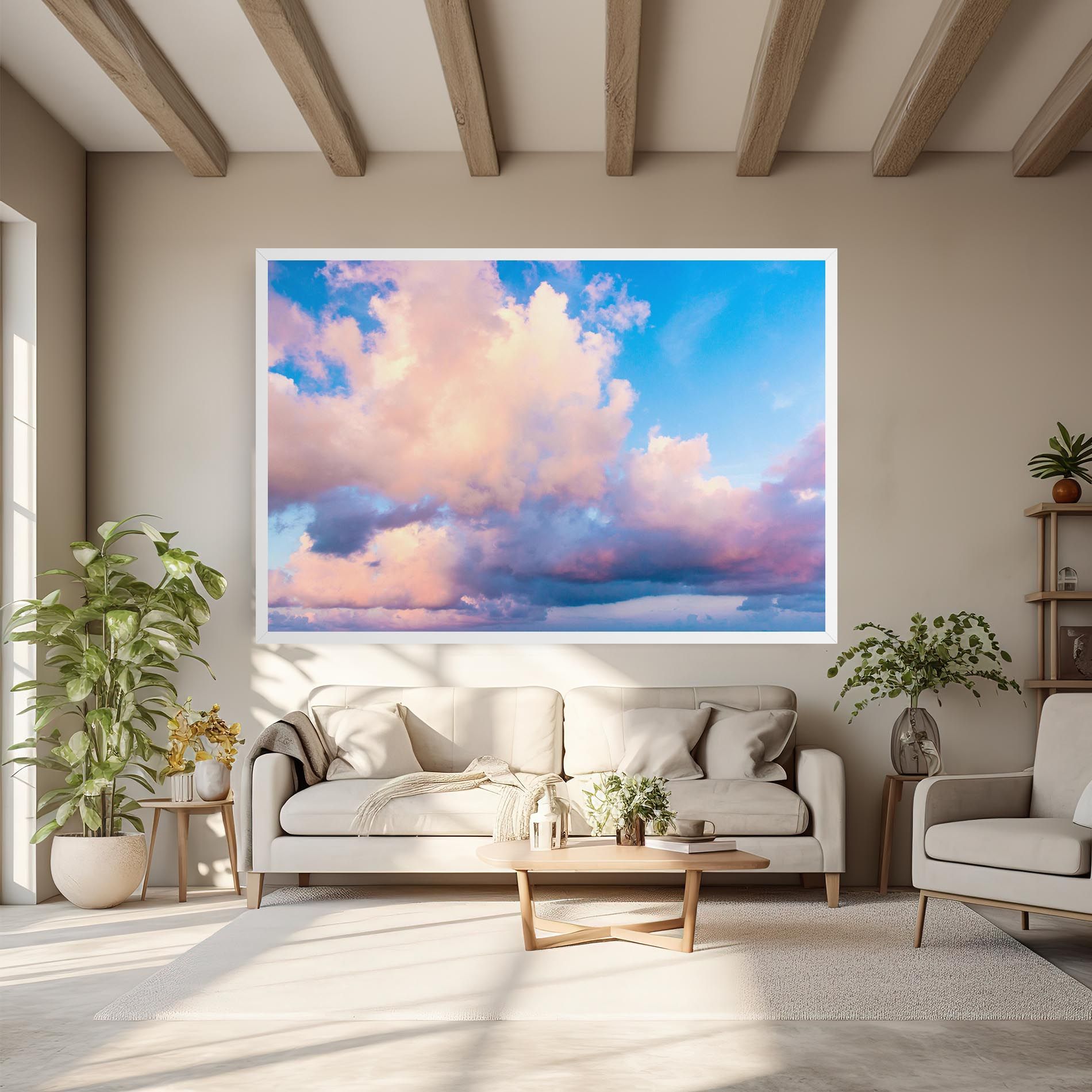 Dreamy Pink Clouds mockup 6