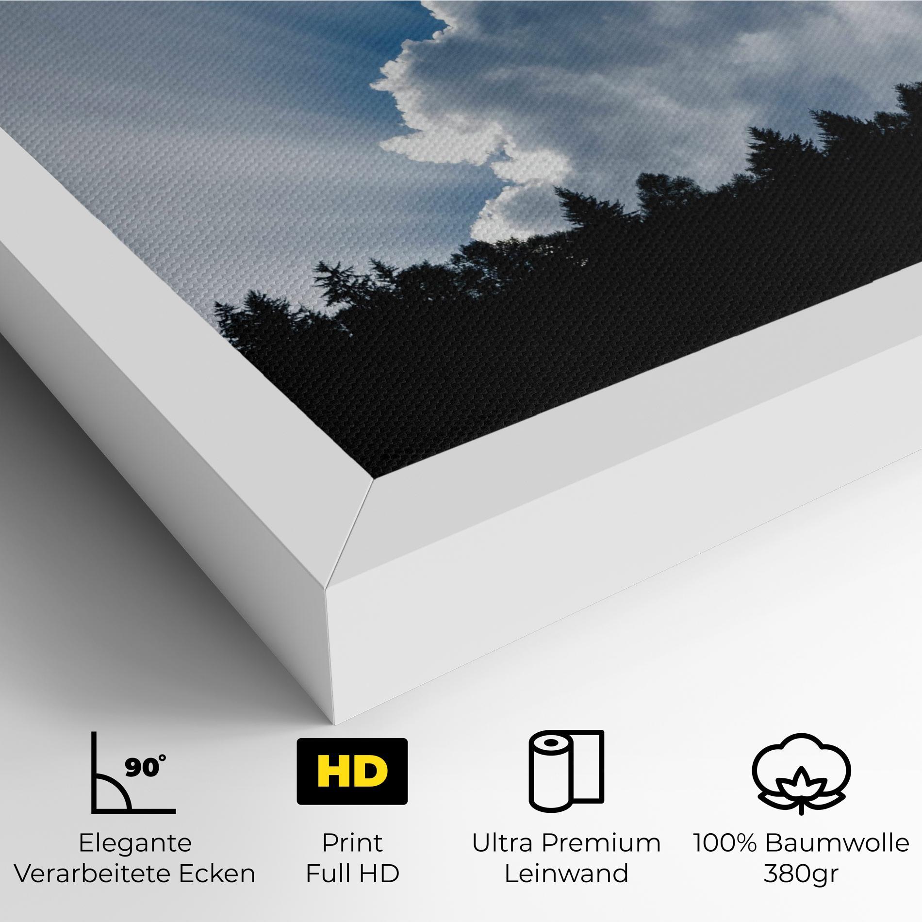 Leinwandbild Big White Cloud Light mockup 4