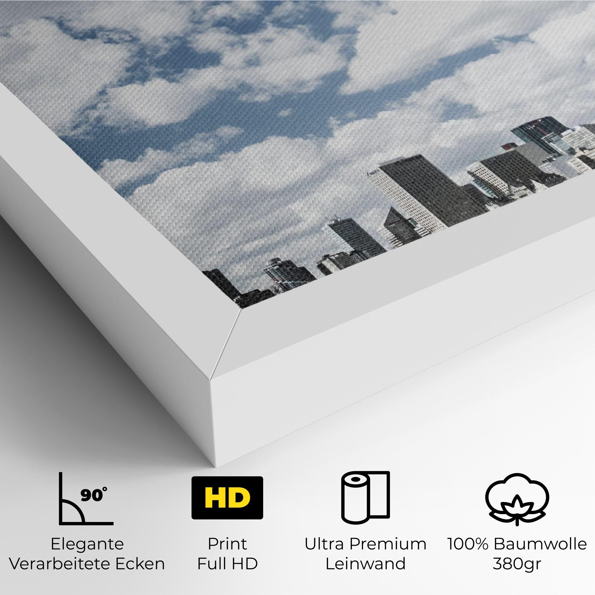 Clouds Over City mockup 4