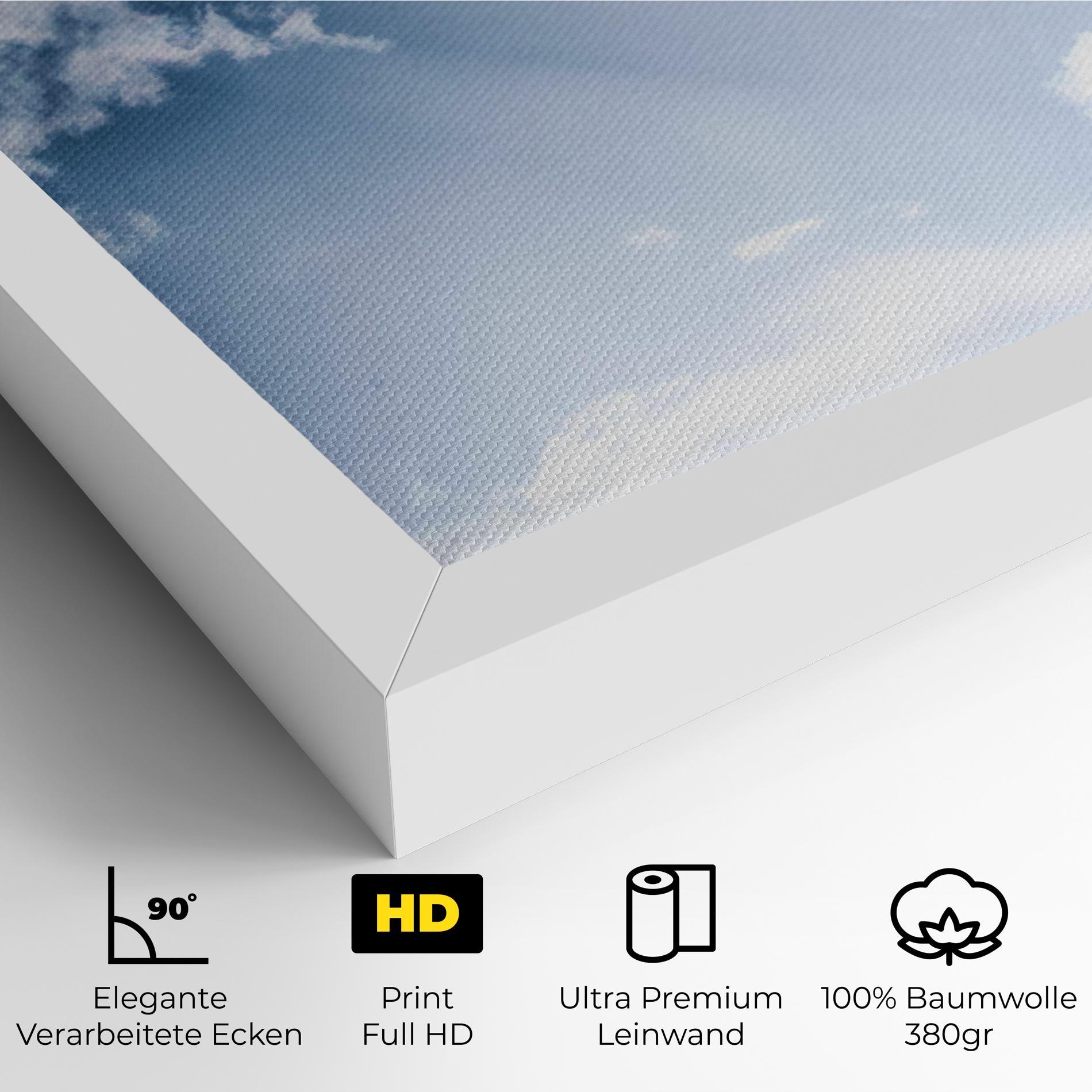 Leinwandbild Dark Blue Sky mockup 4