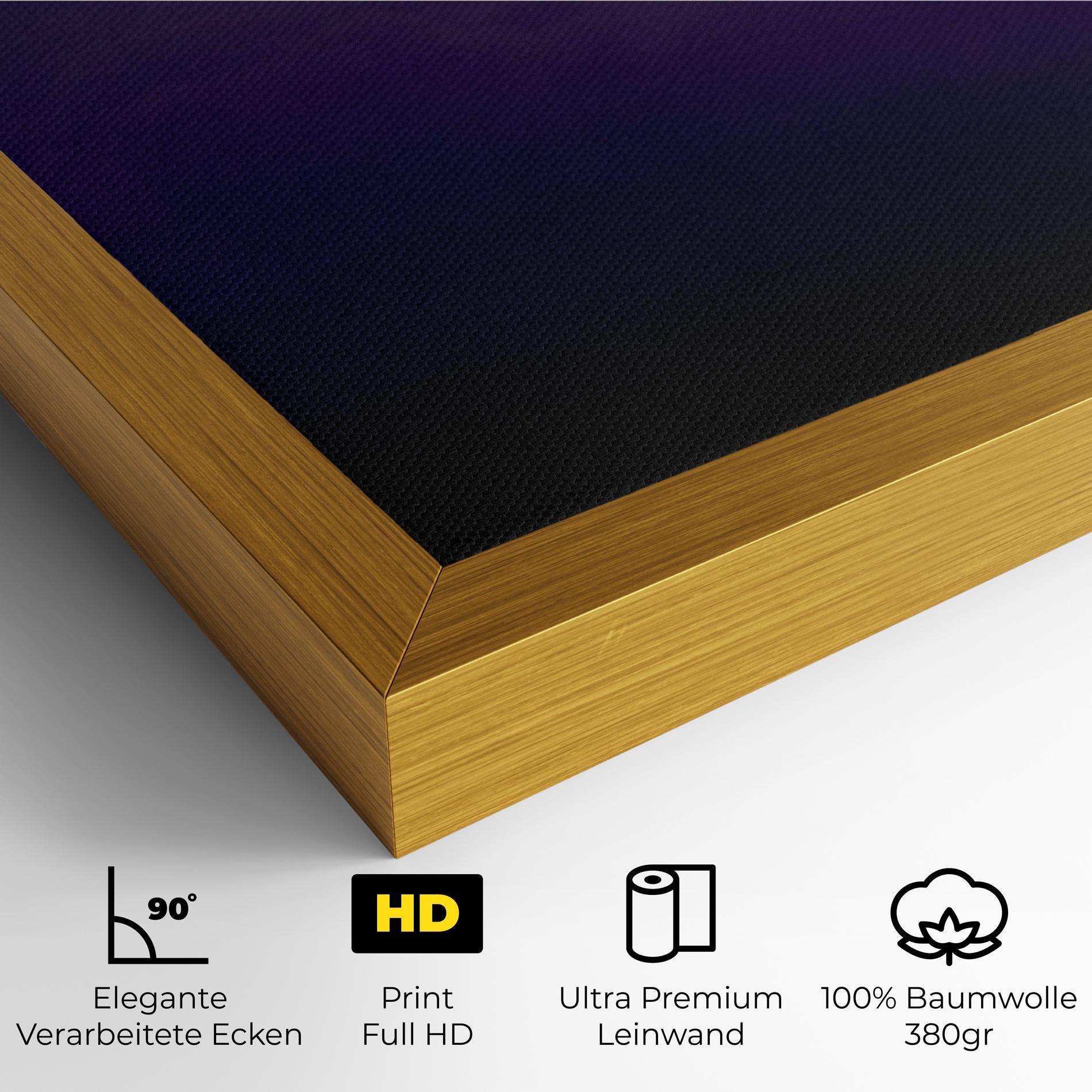 Leinwandbild Big Purple Cloud mockup 4