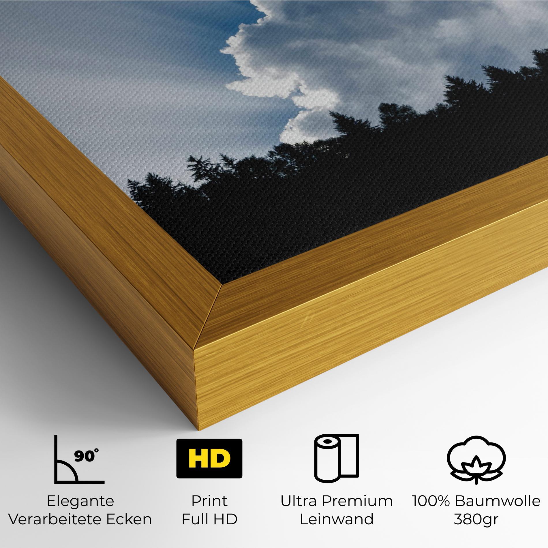 Leinwandbild Big White Cloud Light mockup 4