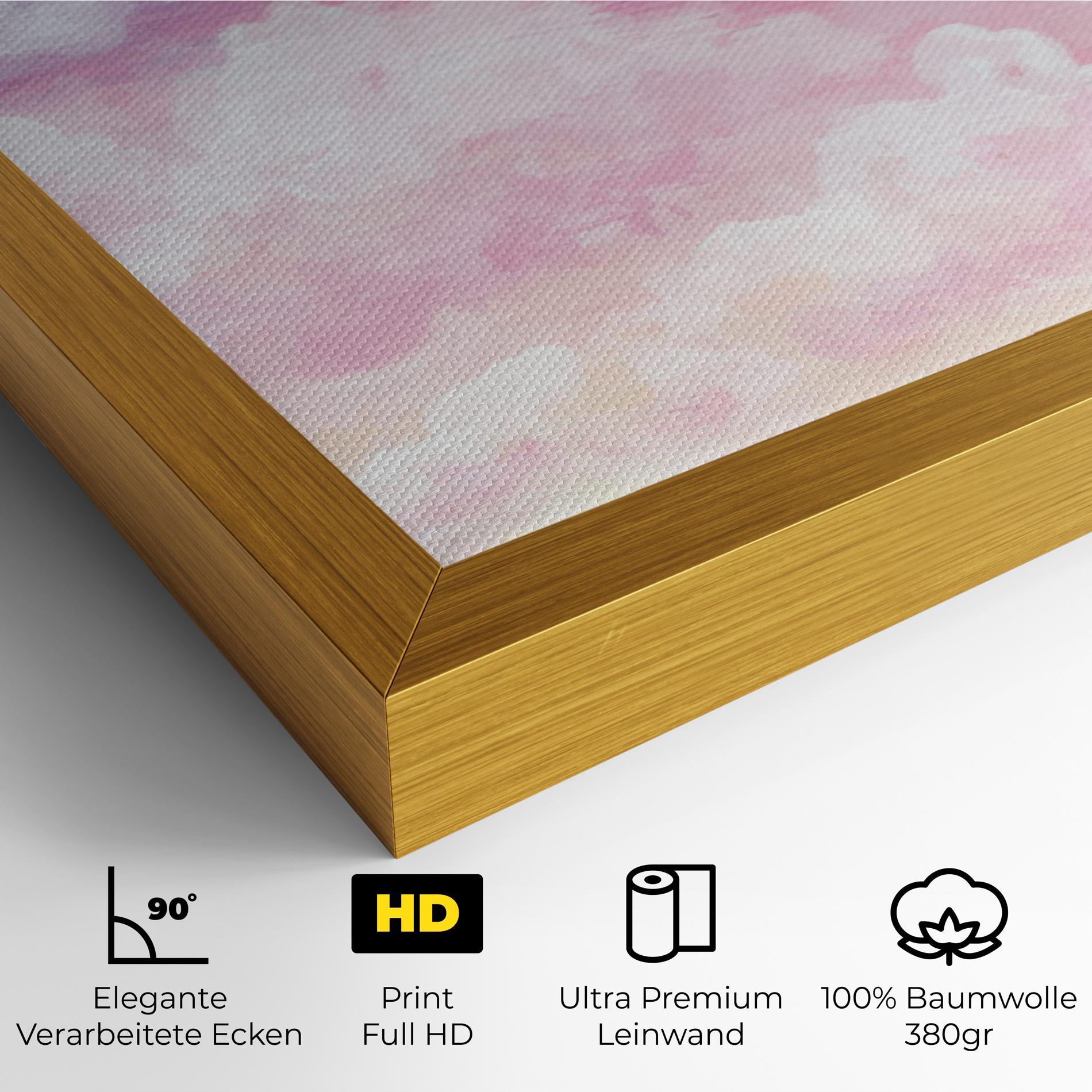 Leinwandbild Cloud Paint Texture mockup 4