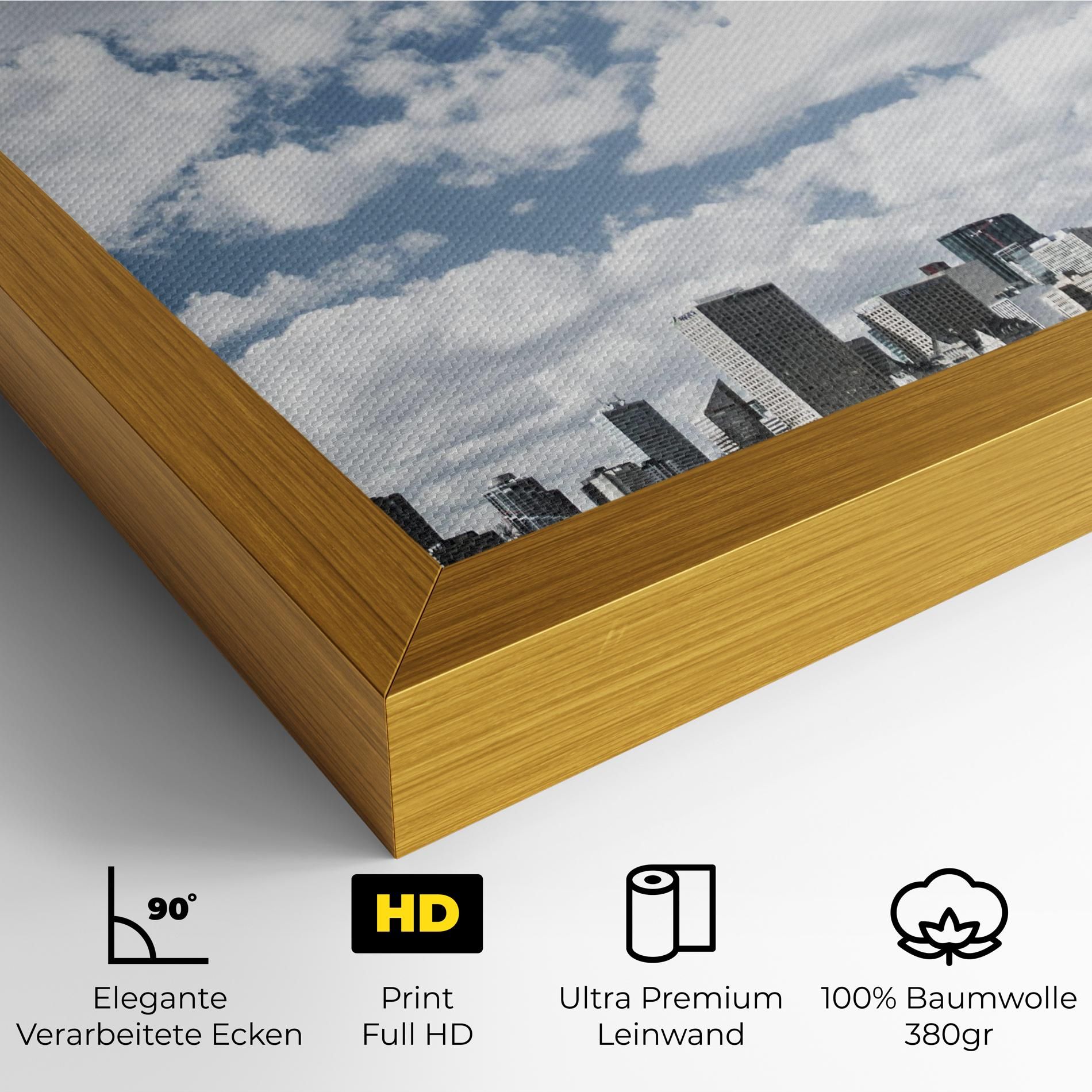 Clouds Over City mockup 4