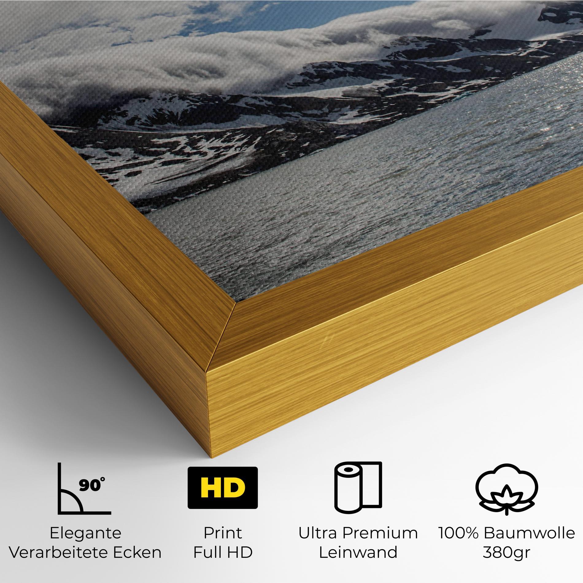 Leinwandbild Clouds Over Ice mockup 4