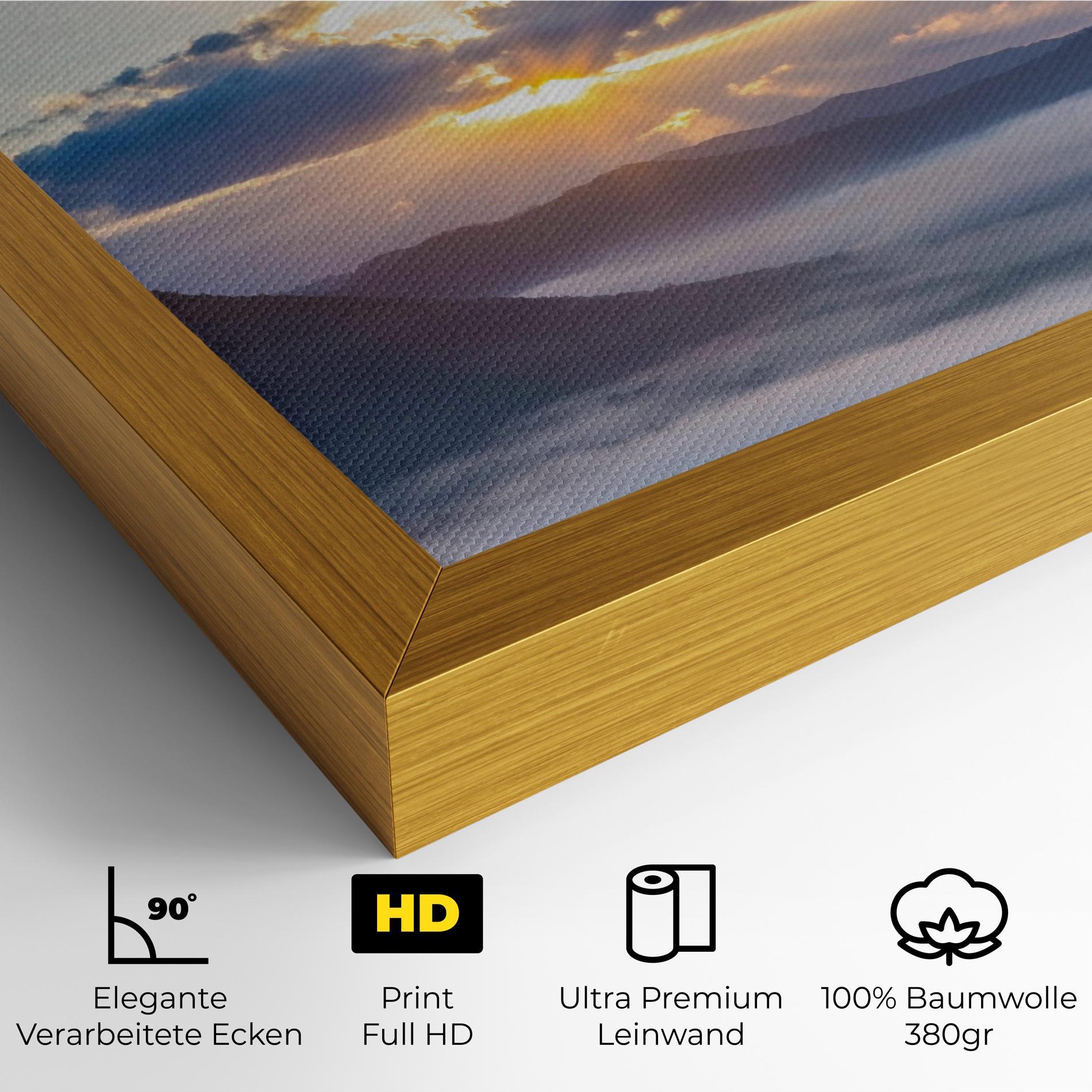 Leinwandbild Fantastic Clouds mockup 4