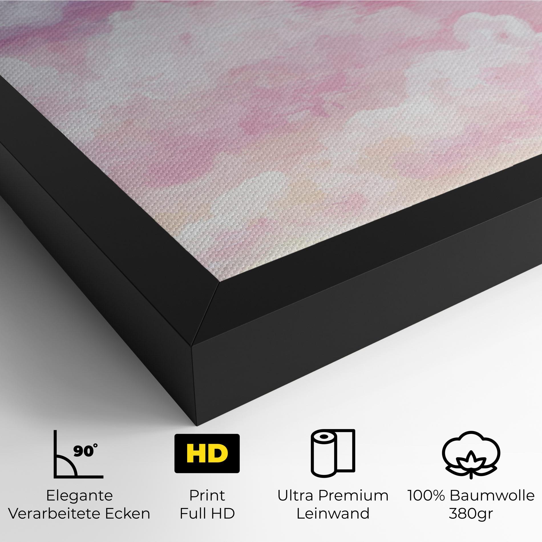 Leinwandbild Cloud Paint Texture mockup 4