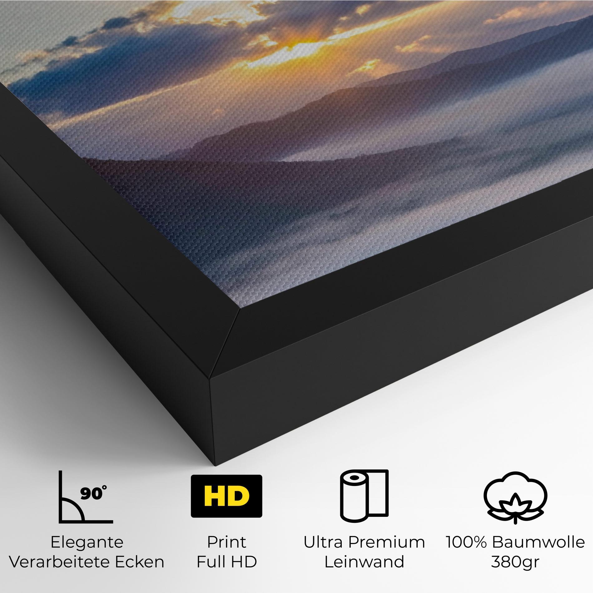 Leinwandbild Fantastic Clouds mockup 4