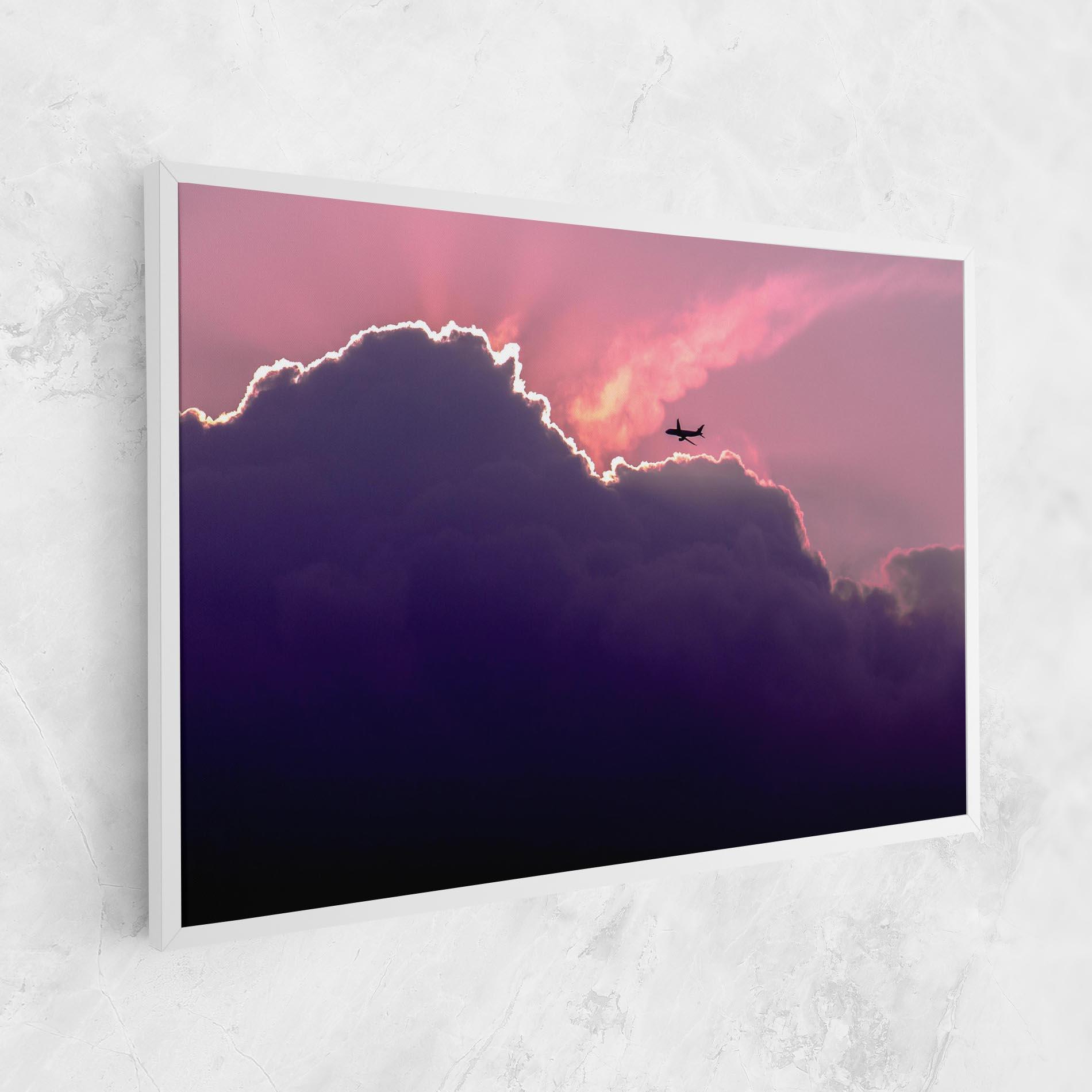 Leinwandbild Big Purple Cloud mockup 1