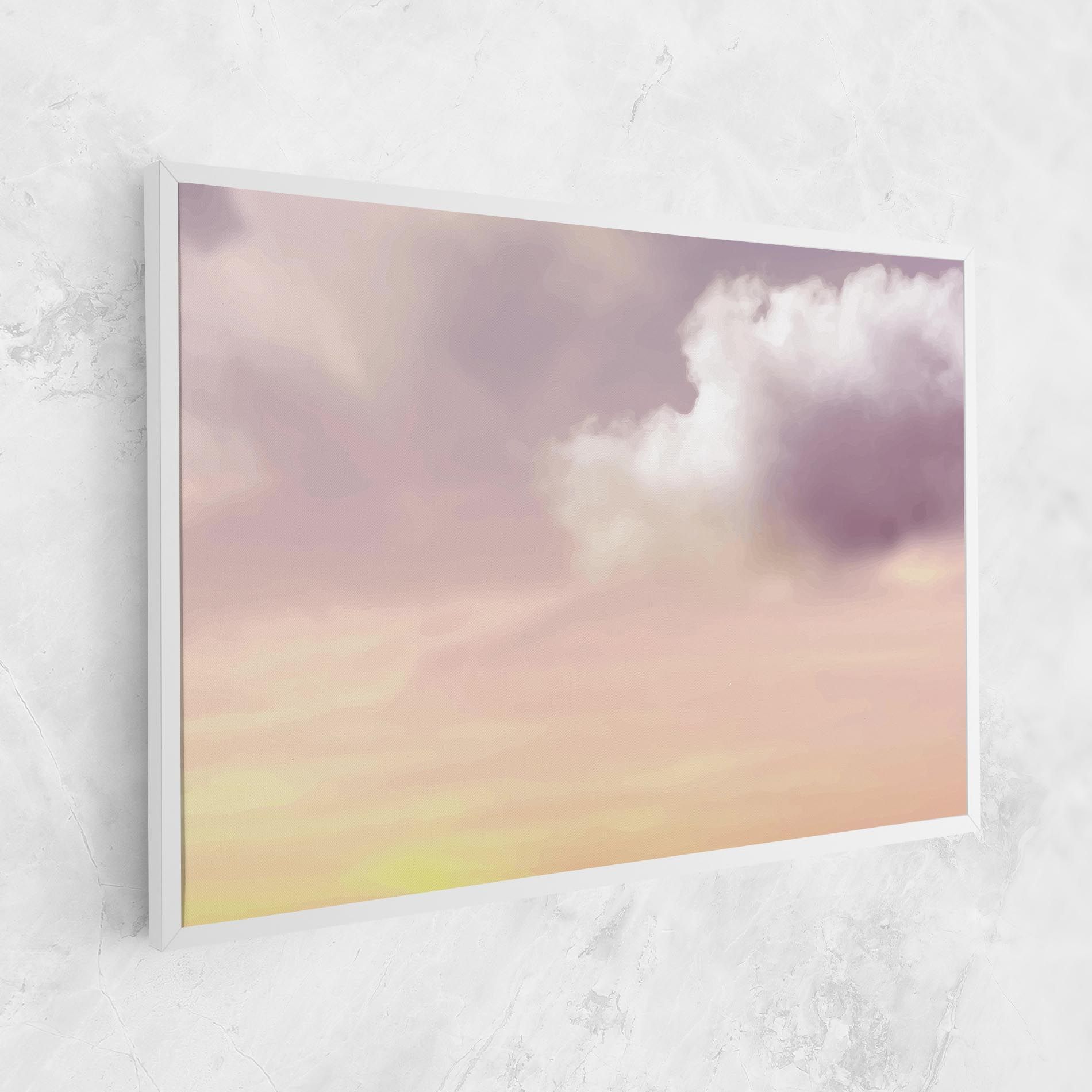 Clouds Watercolor Cream mockup 1