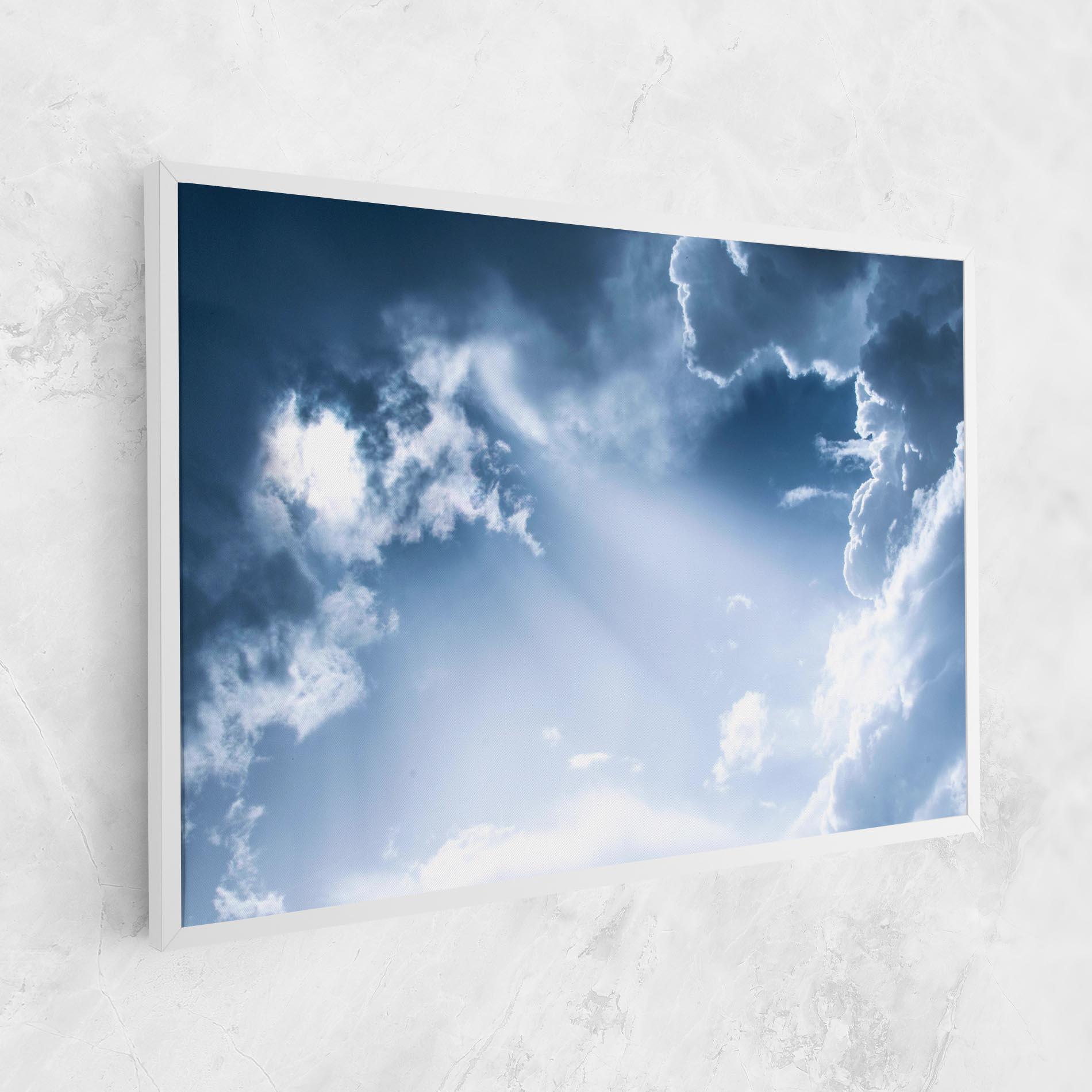 Leinwandbild Dark Blue Sky mockup 1