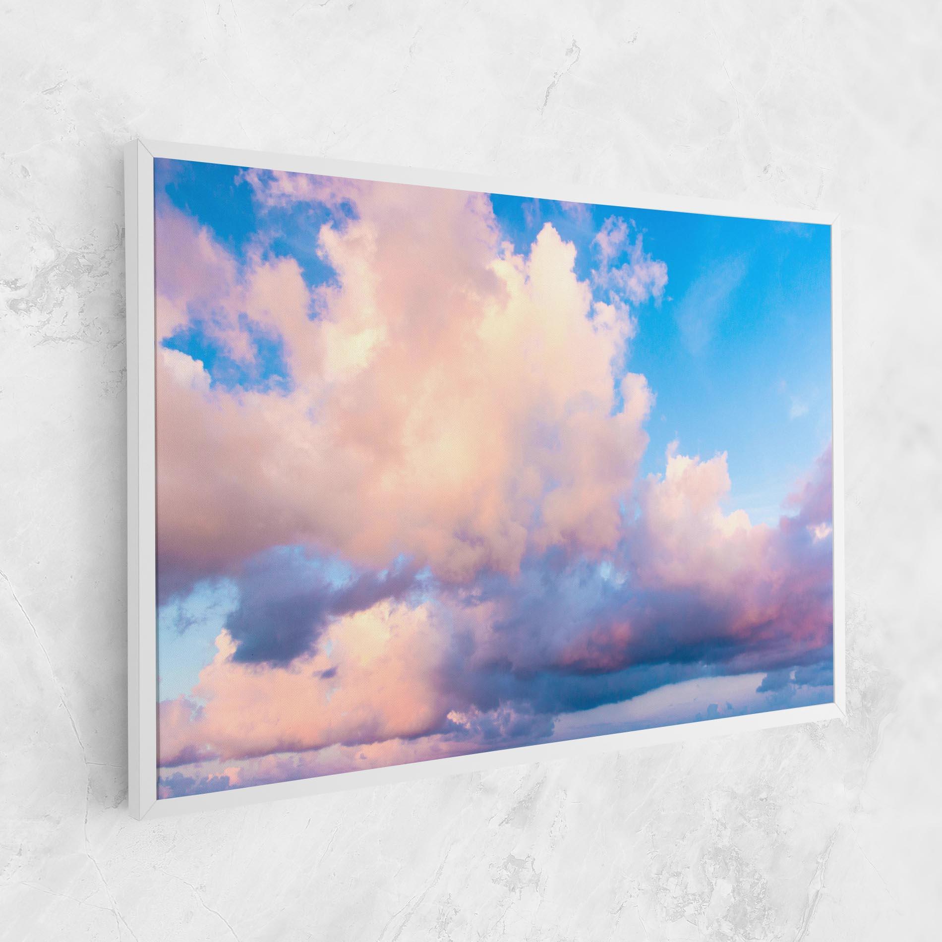 Leinwandbild Dreamy Pink Clouds mockup 1