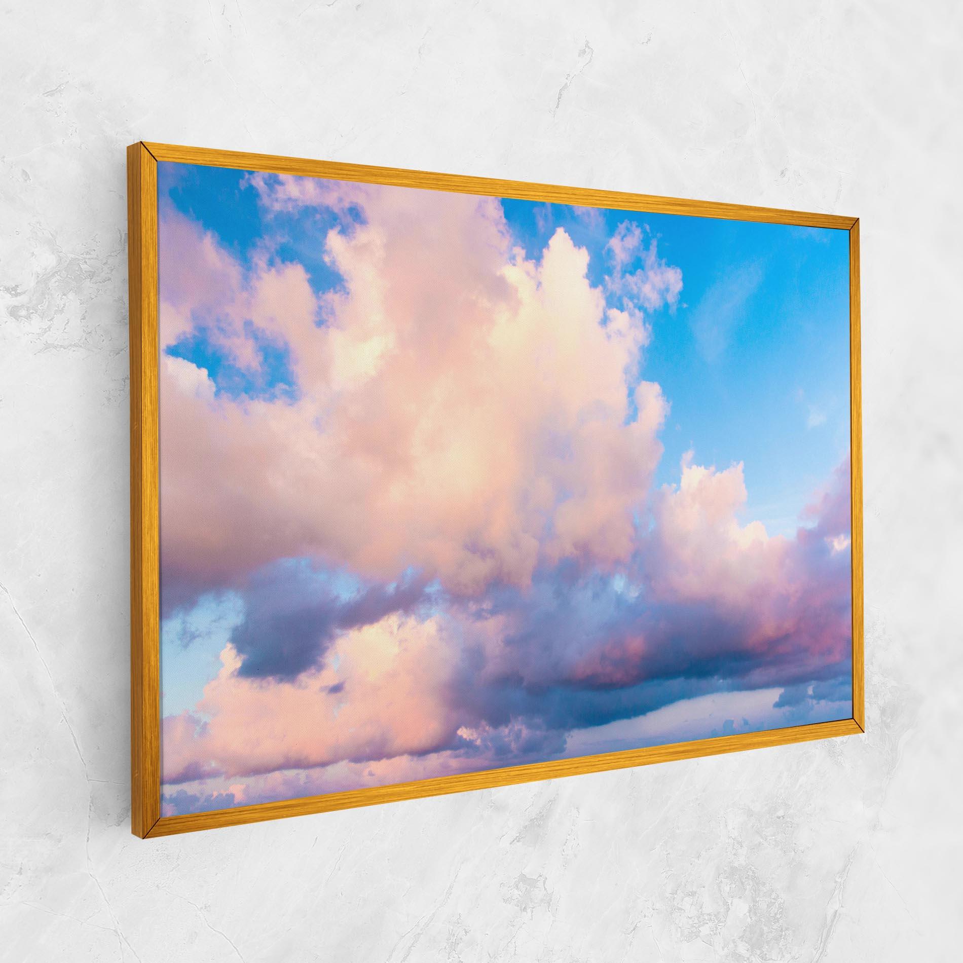 Leinwandbild Dreamy Pink Clouds mockup 1