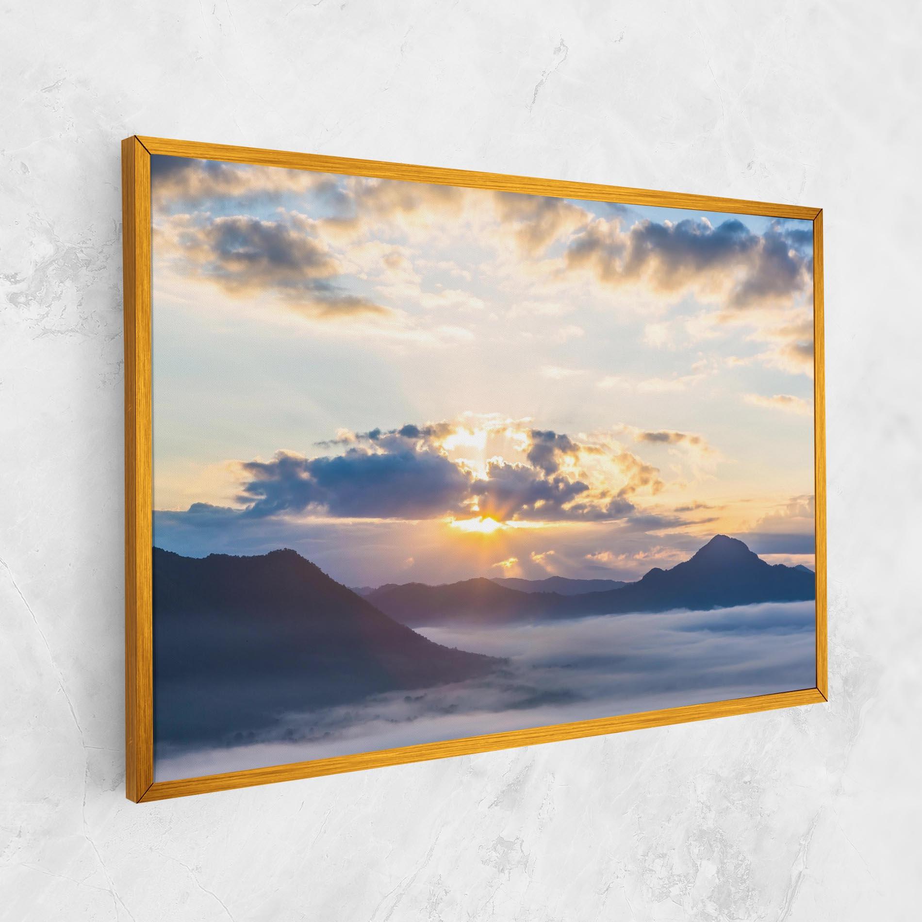 Leinwandbild Fantastic Clouds mockup 1