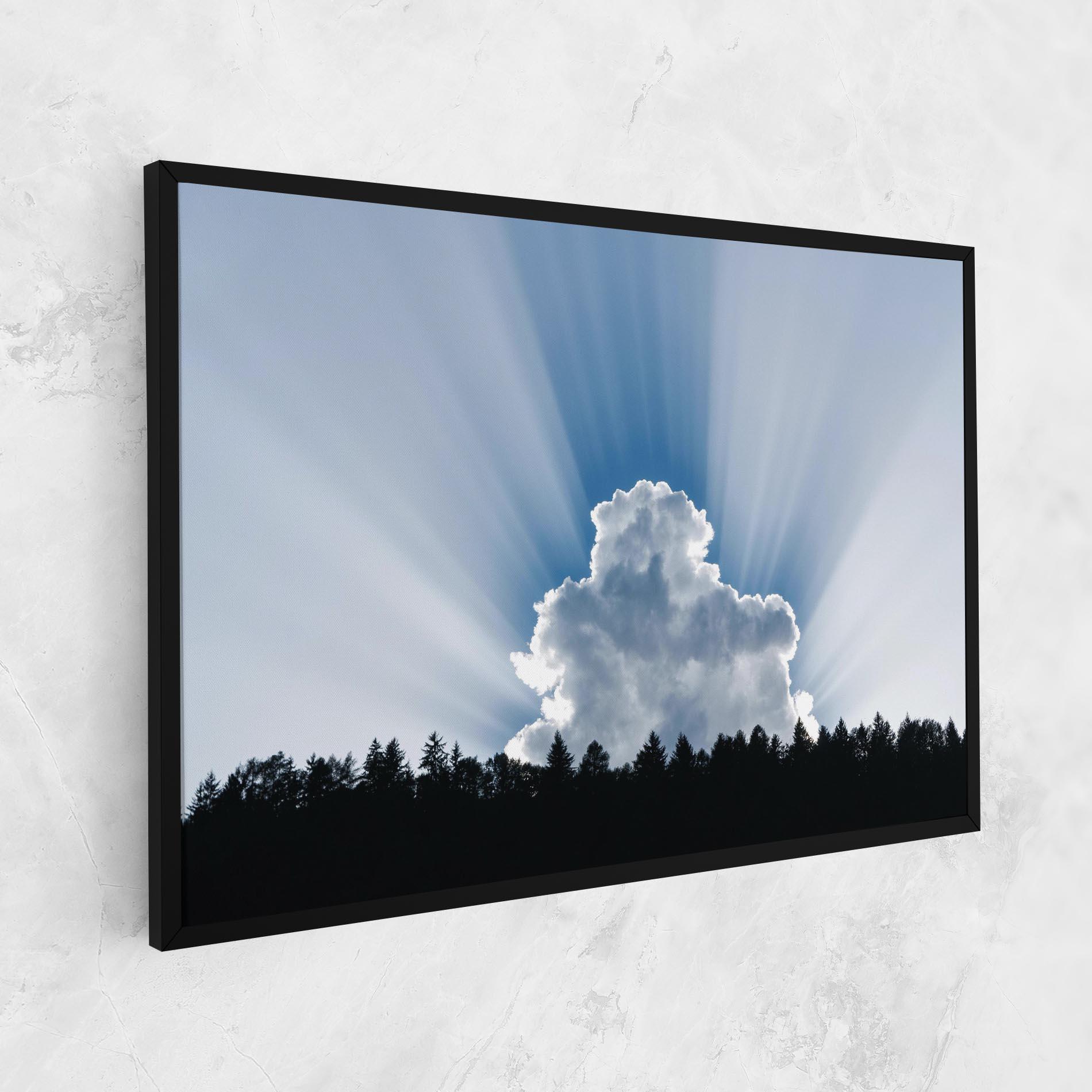 Leinwandbild Big White Cloud Light mockup 1