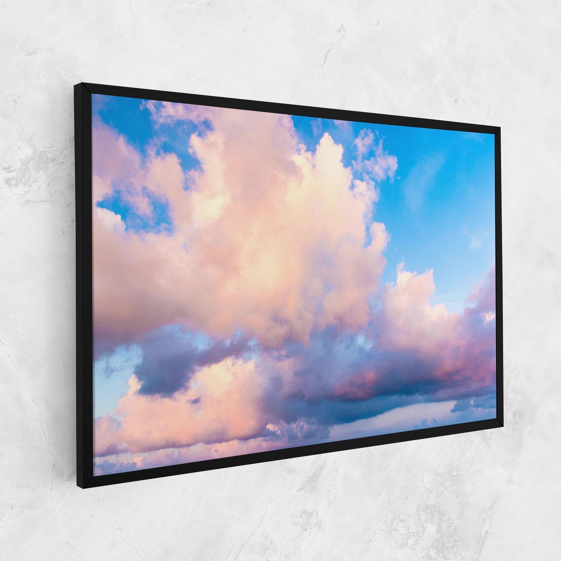 Leinwandbild Dreamy Pink Clouds mockup 1