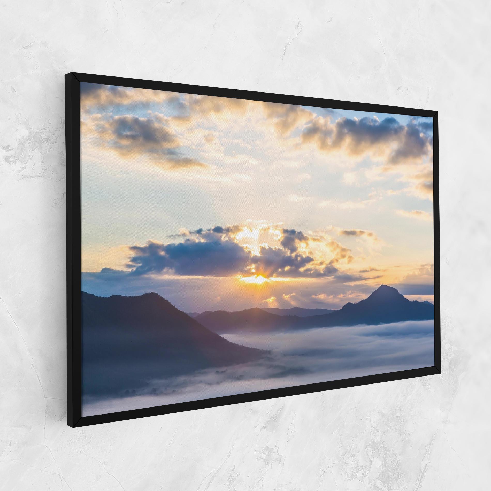 Leinwandbild Fantastic Clouds mockup 1