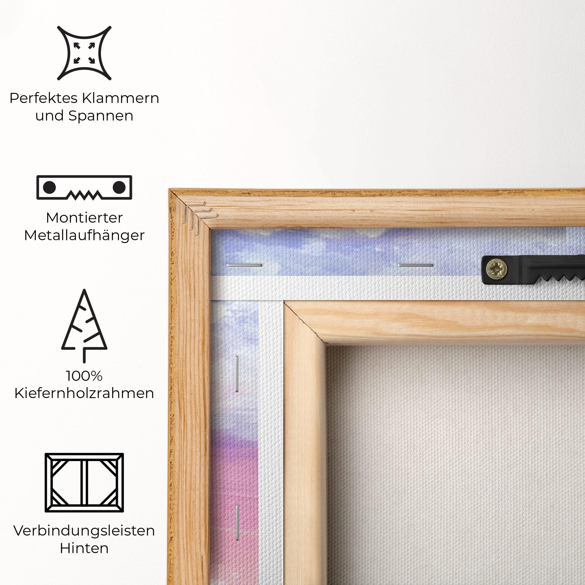 Leinwandbild Cloud Paint Texture mockup 5