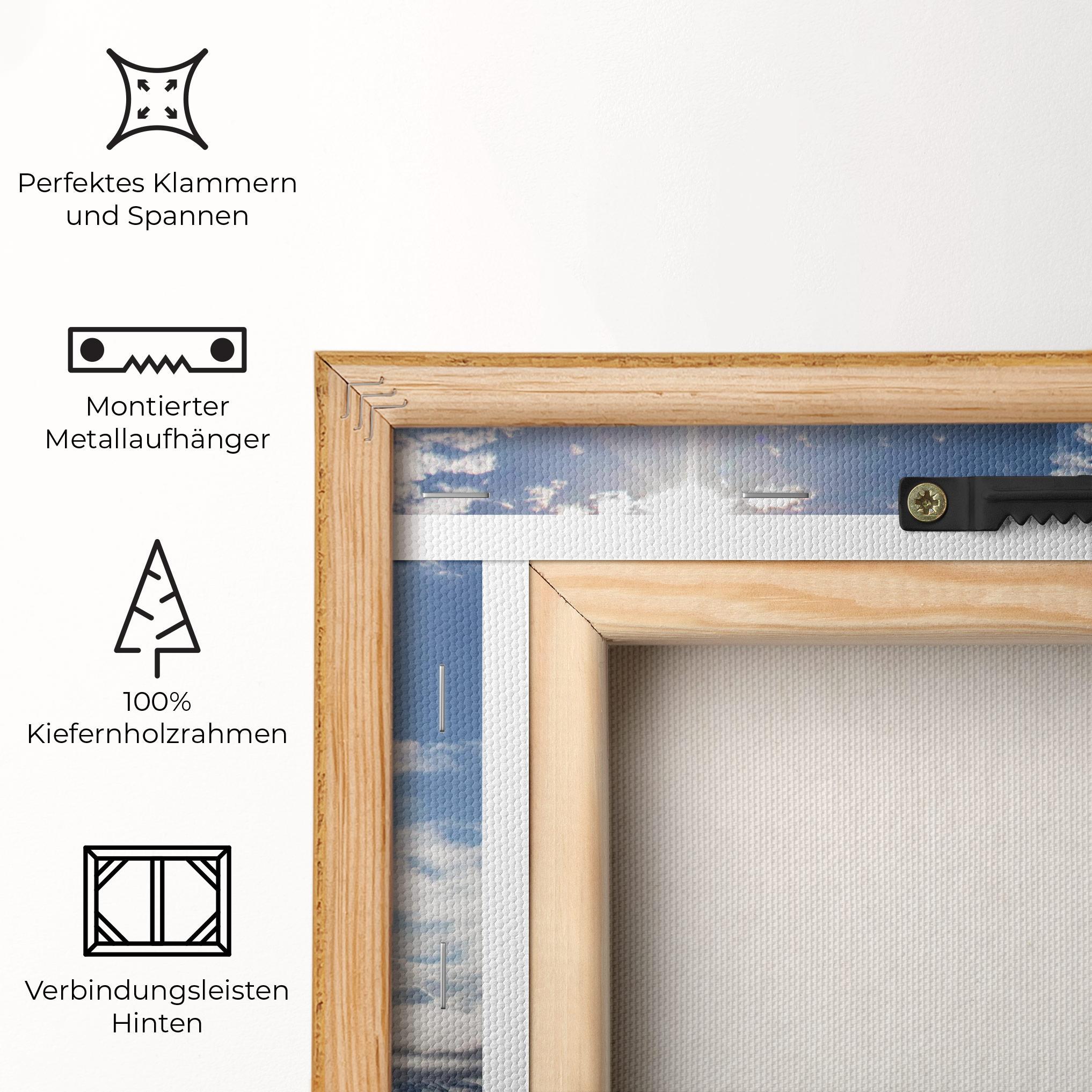 Leinwandbild Clouds Over Ice mockup 5