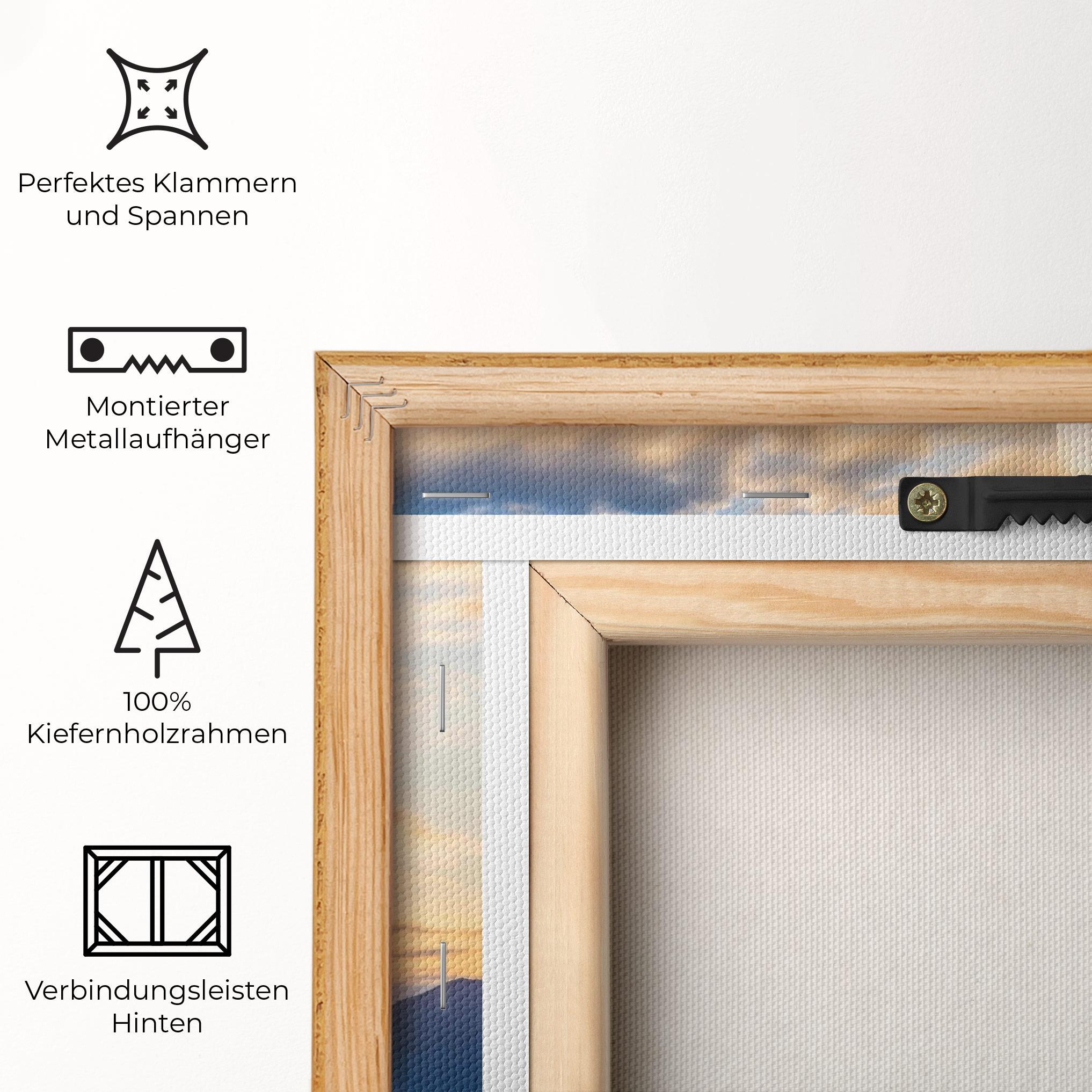 Leinwandbild Fantastic Clouds mockup 5