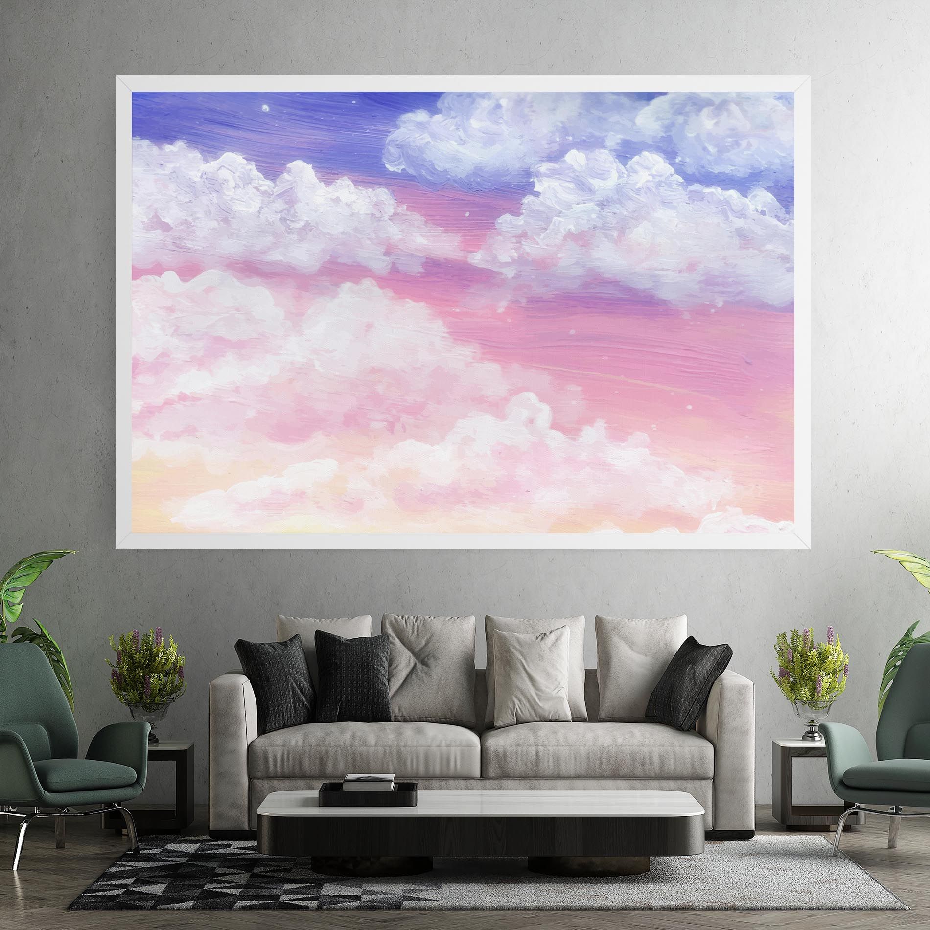 Cloud Paint Texture mockup 7