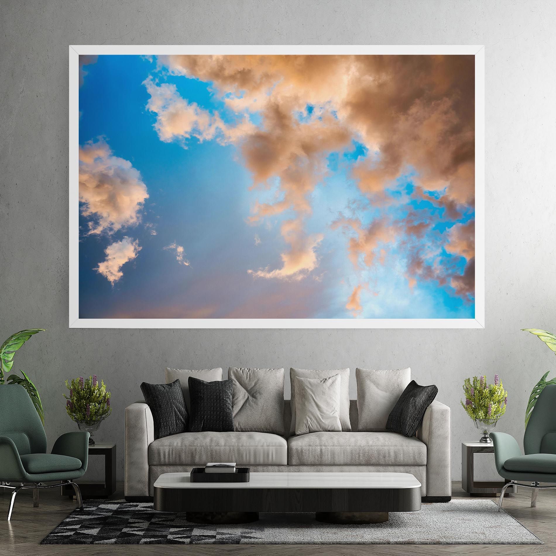 Clouds Blue Sky mockup 7