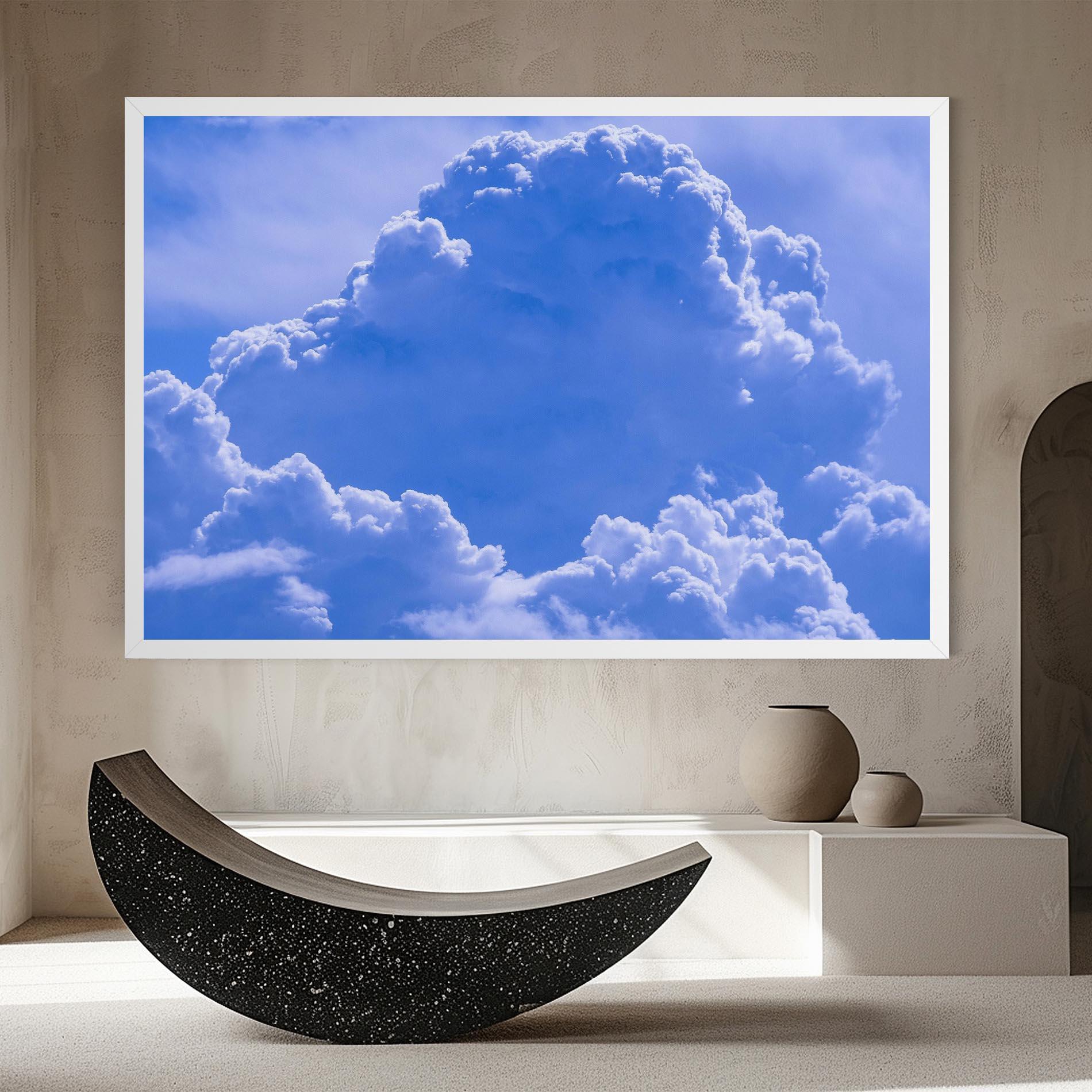 Leinwandbild Big Blue Cloud mockup 8