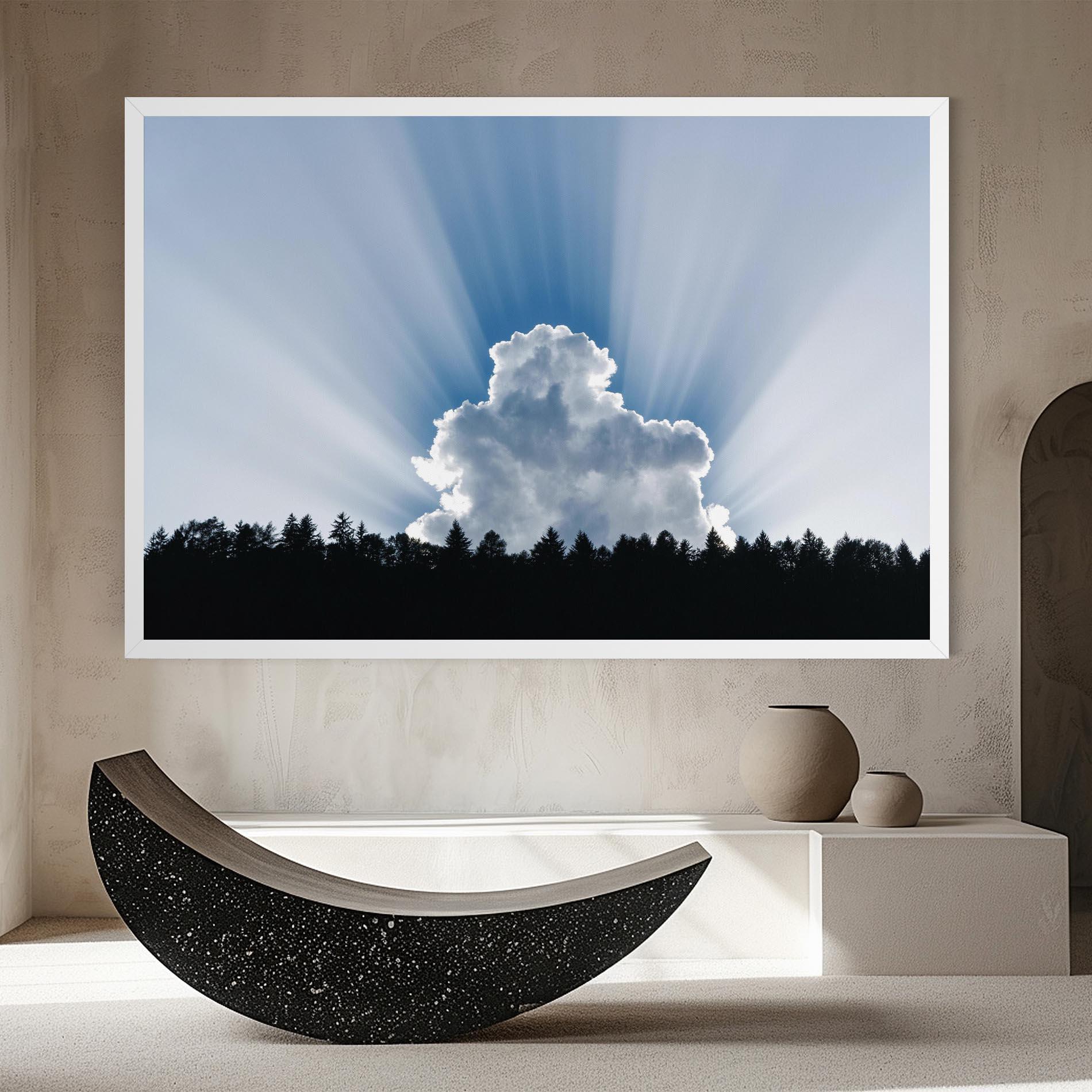 Leinwandbild Big White Cloud Light mockup 8